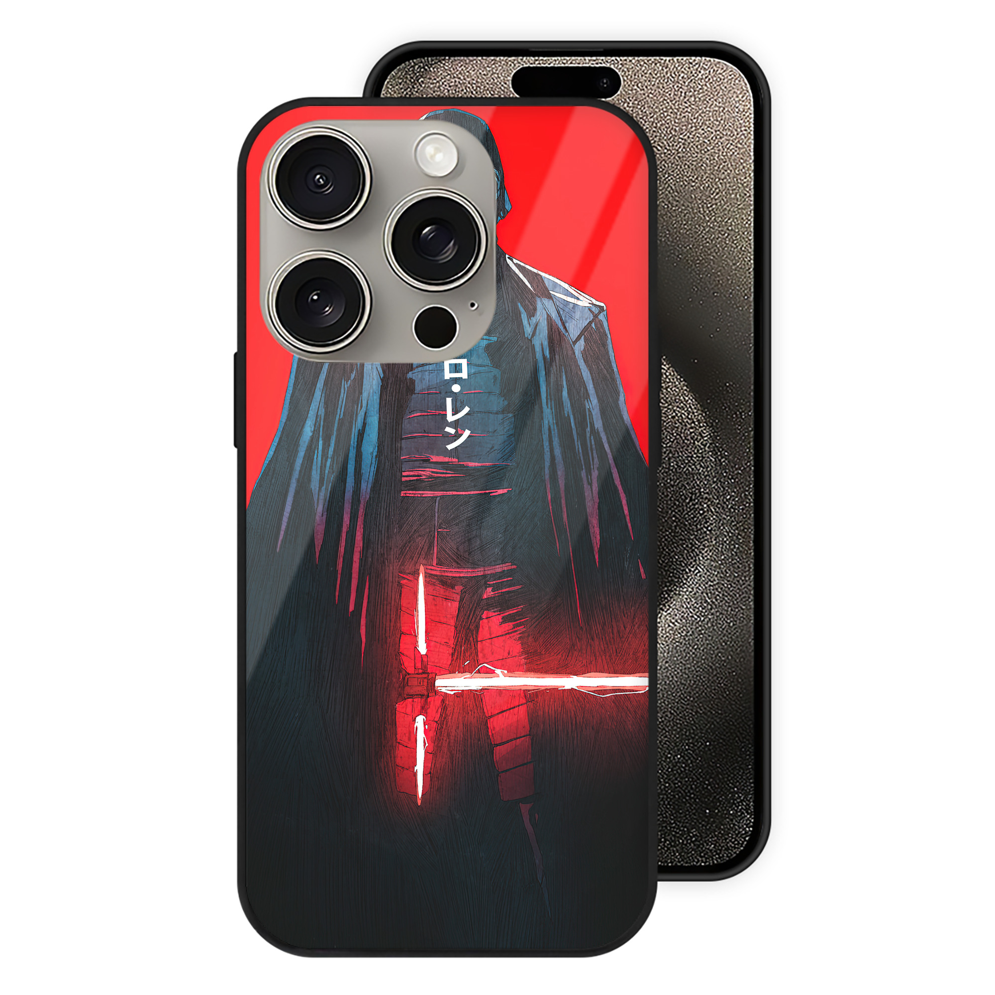 （画像用） スター・ウォーズ Star Wars 【iPhone15Pro対応】スマホケース 耐衝撃＆黄変防止 背面ガラス