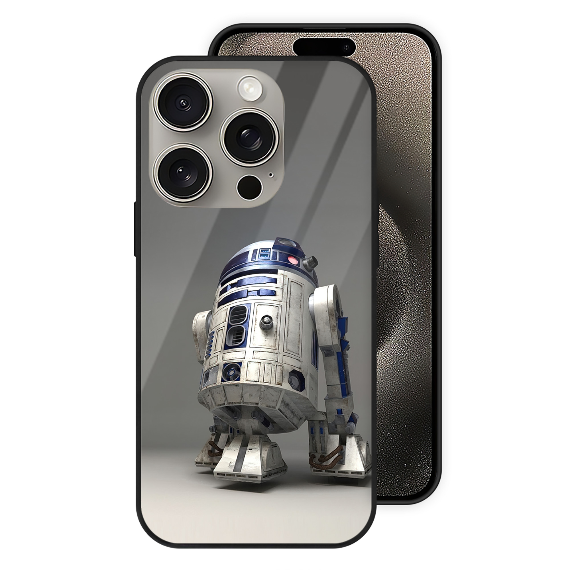 （画像用） スター・ウォーズ Star Wars 【iPhone15Pro対応】スマホケース 耐衝撃＆黄変防止 背面ガラス