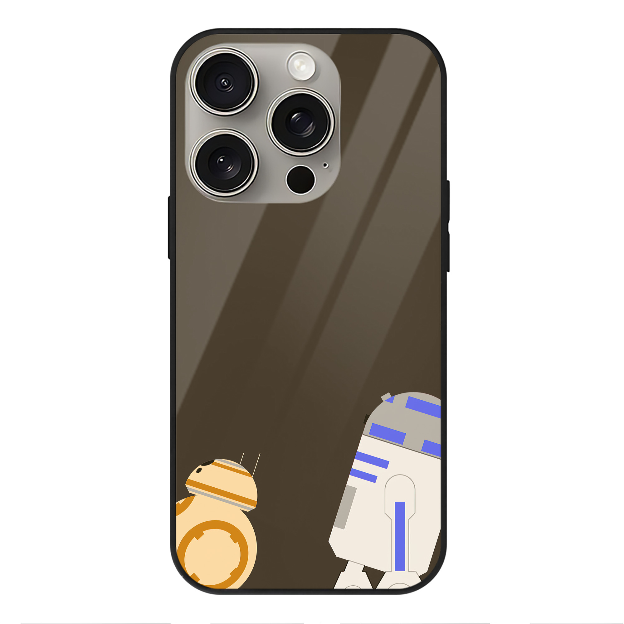 （画像用） スター・ウォーズ Star Wars 【iPhone15Pro対応】スマホケース 耐衝撃＆黄変防止 背面ガラス