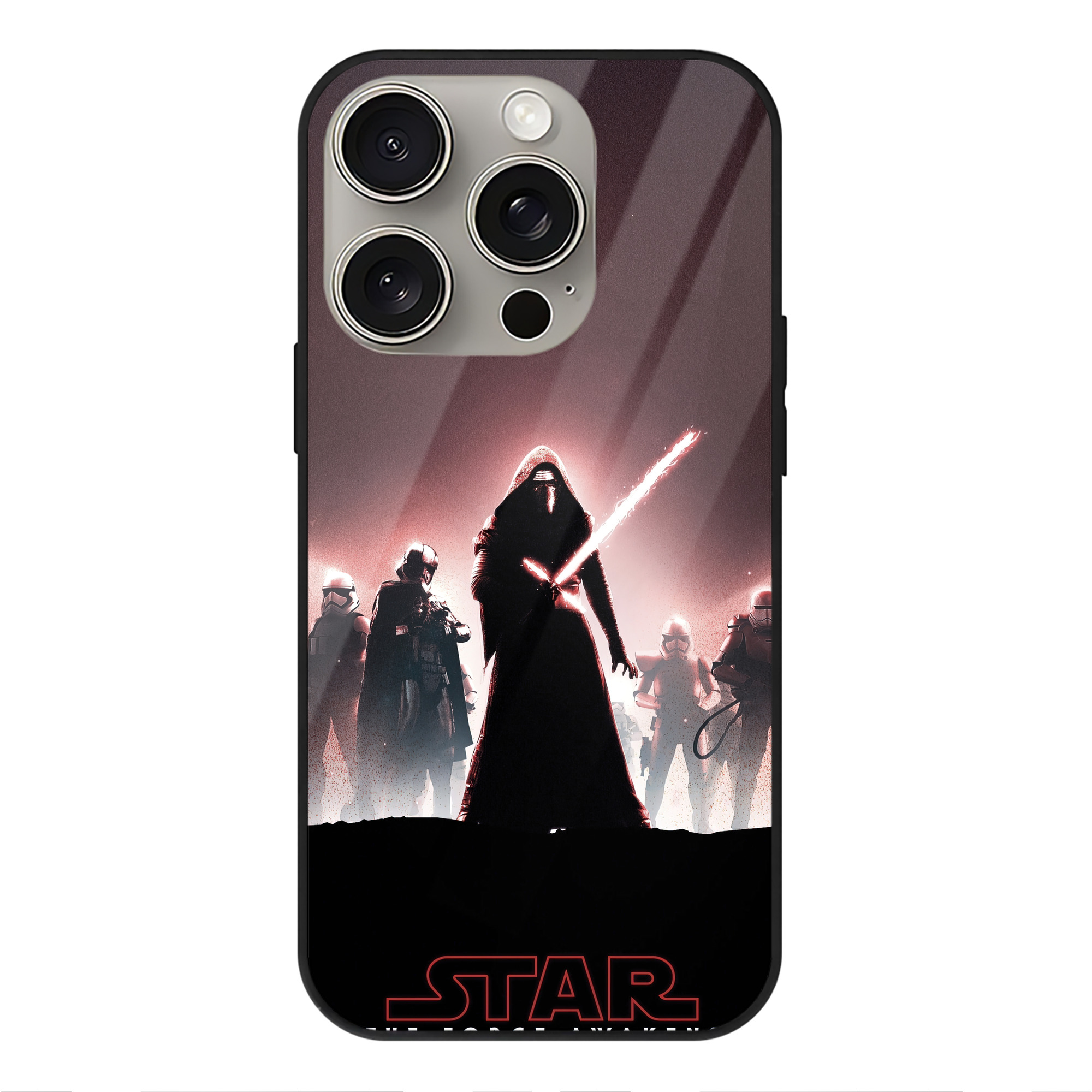 （画像用） スター・ウォーズ Star Wars 【iPhone15Pro対応】スマホケース 耐衝撃＆黄変防止 背面ガラス