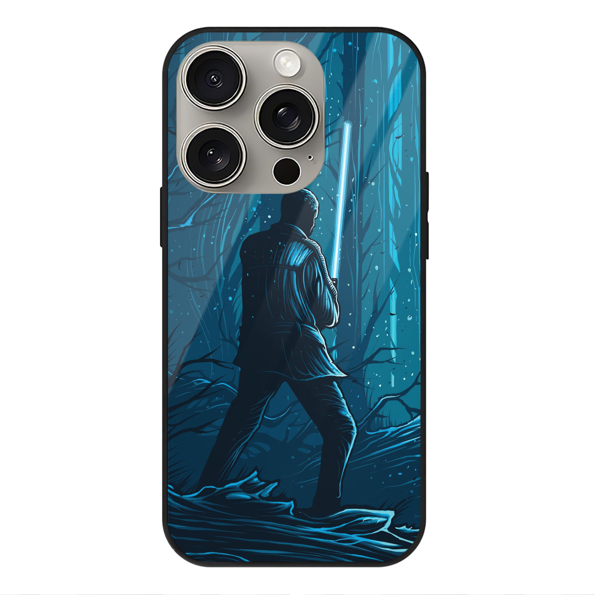 （画像用） スター・ウォーズ Star Wars 【iPhone15Pro対応】スマホケース 耐衝撃＆黄変防止 背面ガラス