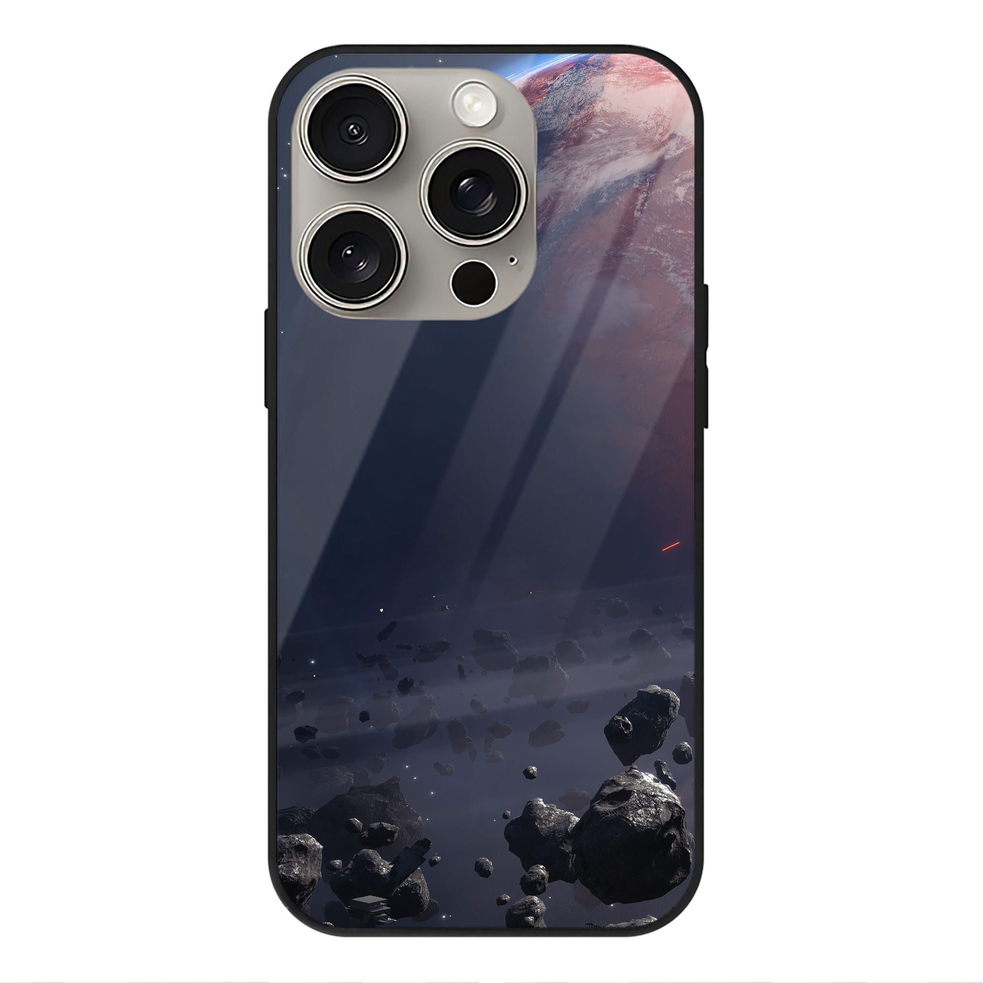 （画像用） スター・ウォーズ Star Wars 【iPhone15Pro対応】スマホケース 耐衝撃＆黄変防止 背面ガラス
