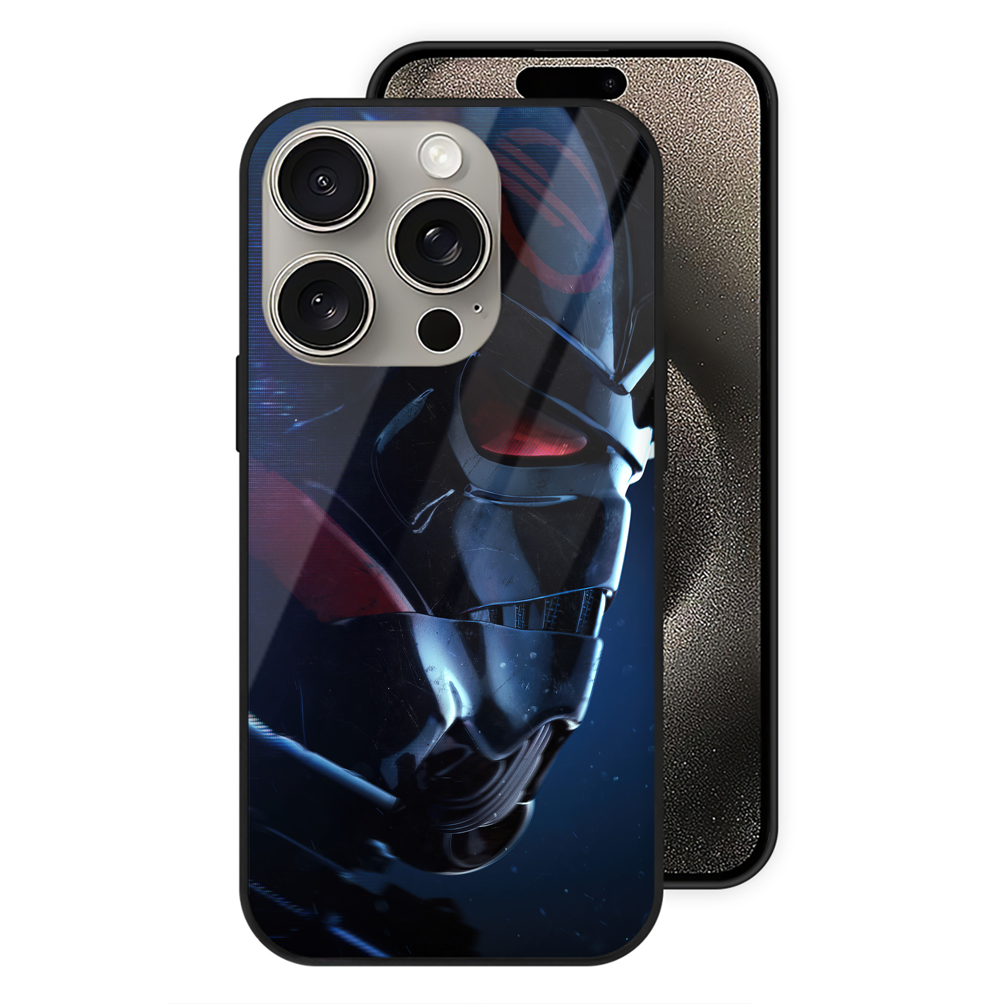 （画像用） スター・ウォーズ Star Wars 【iPhone15Pro対応】スマホケース 耐衝撃＆黄変防止 背面ガラス