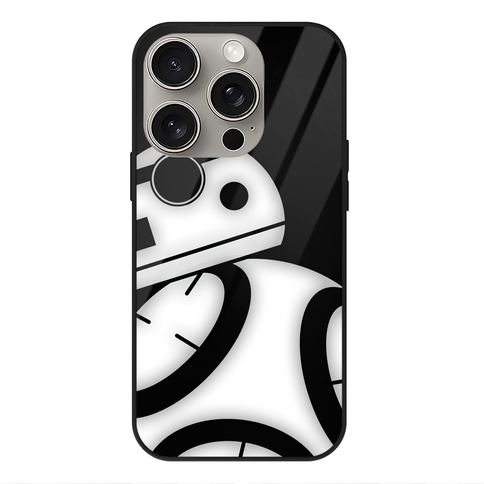（画像用） スター・ウォーズ Star Wars 【iPhone15Pro対応】スマホケース 耐衝撃＆黄変防止 背面ガラス