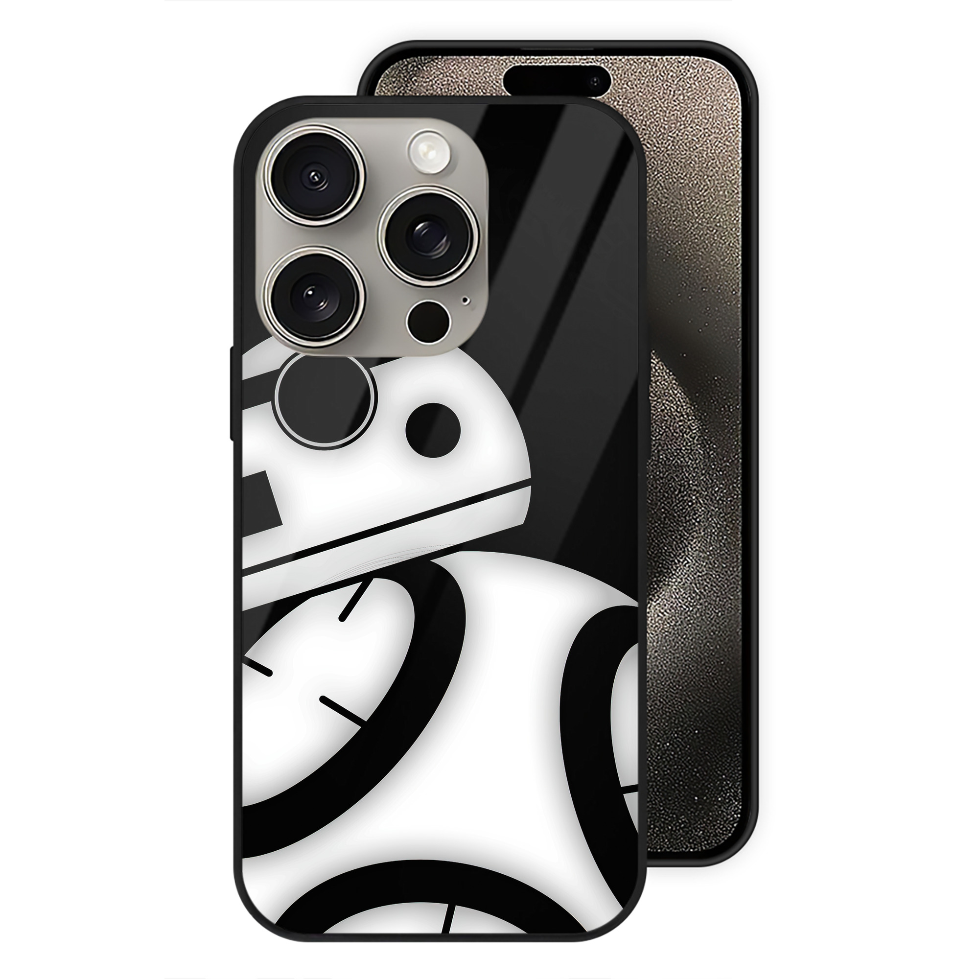 （画像用） スター・ウォーズ Star Wars 【iPhone15Pro対応】スマホケース 耐衝撃＆黄変防止 背面ガラス
