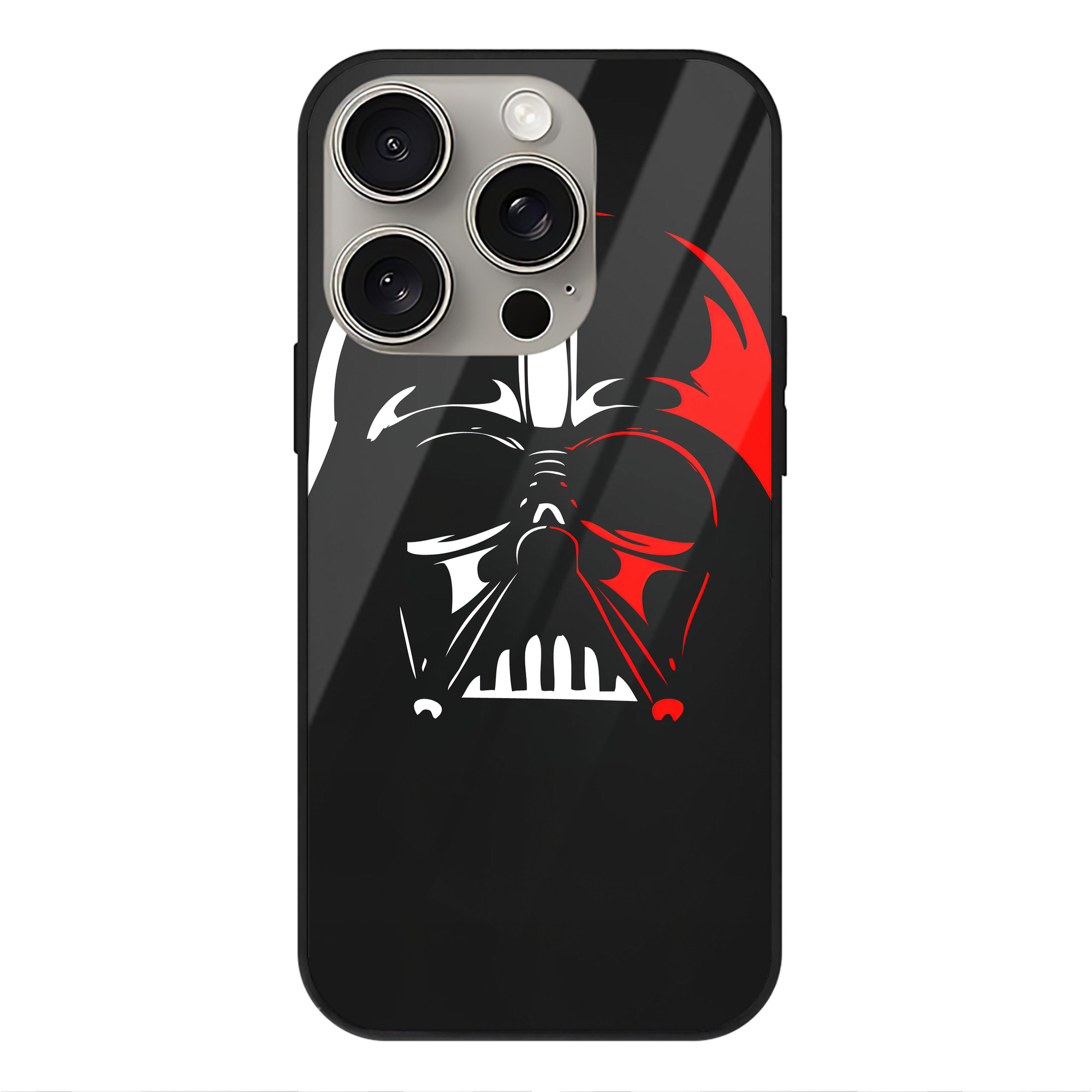 （画像用） スター・ウォーズ Star Wars 【iPhone15Pro対応】スマホケース 耐衝撃＆黄変防止 背面ガラス