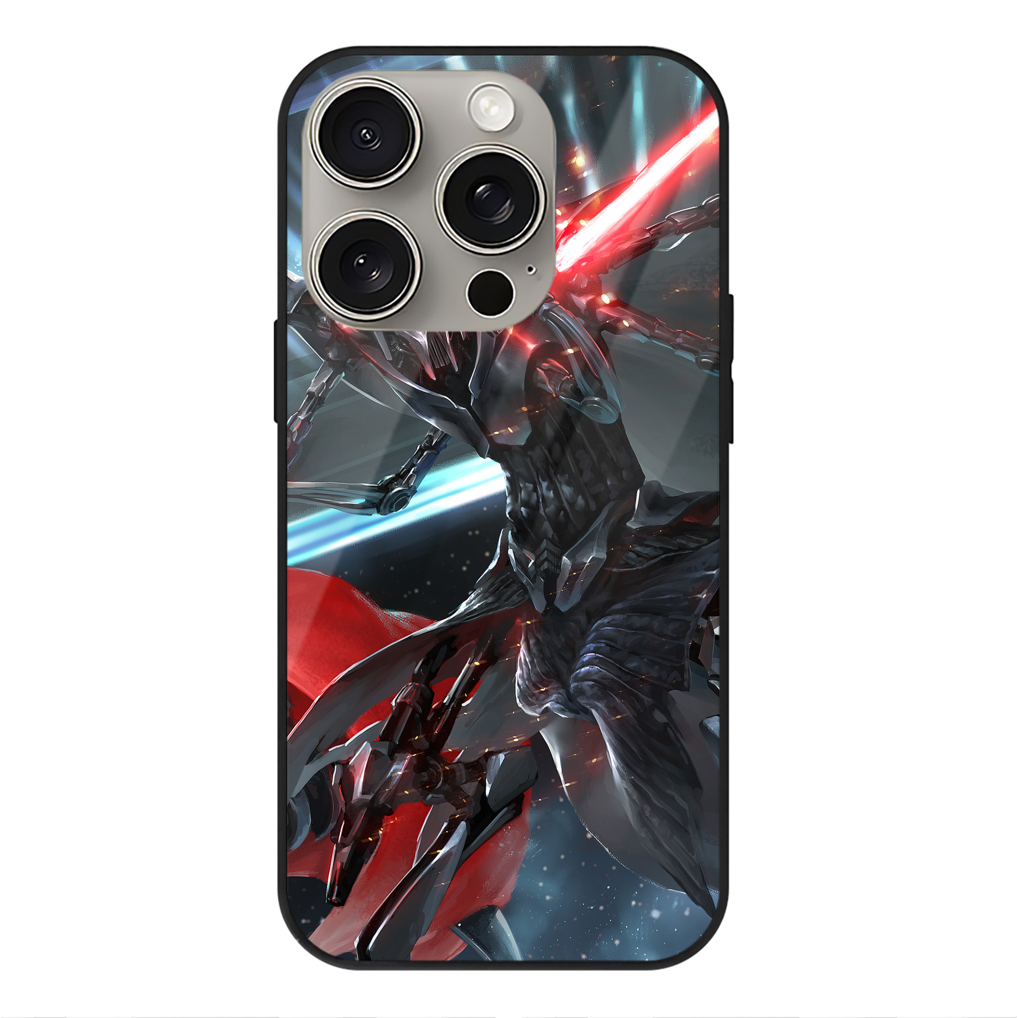 （画像用） スター・ウォーズ Star Wars 【iPhone15Pro対応】スマホケース 耐衝撃＆黄変防止 背面ガラス
