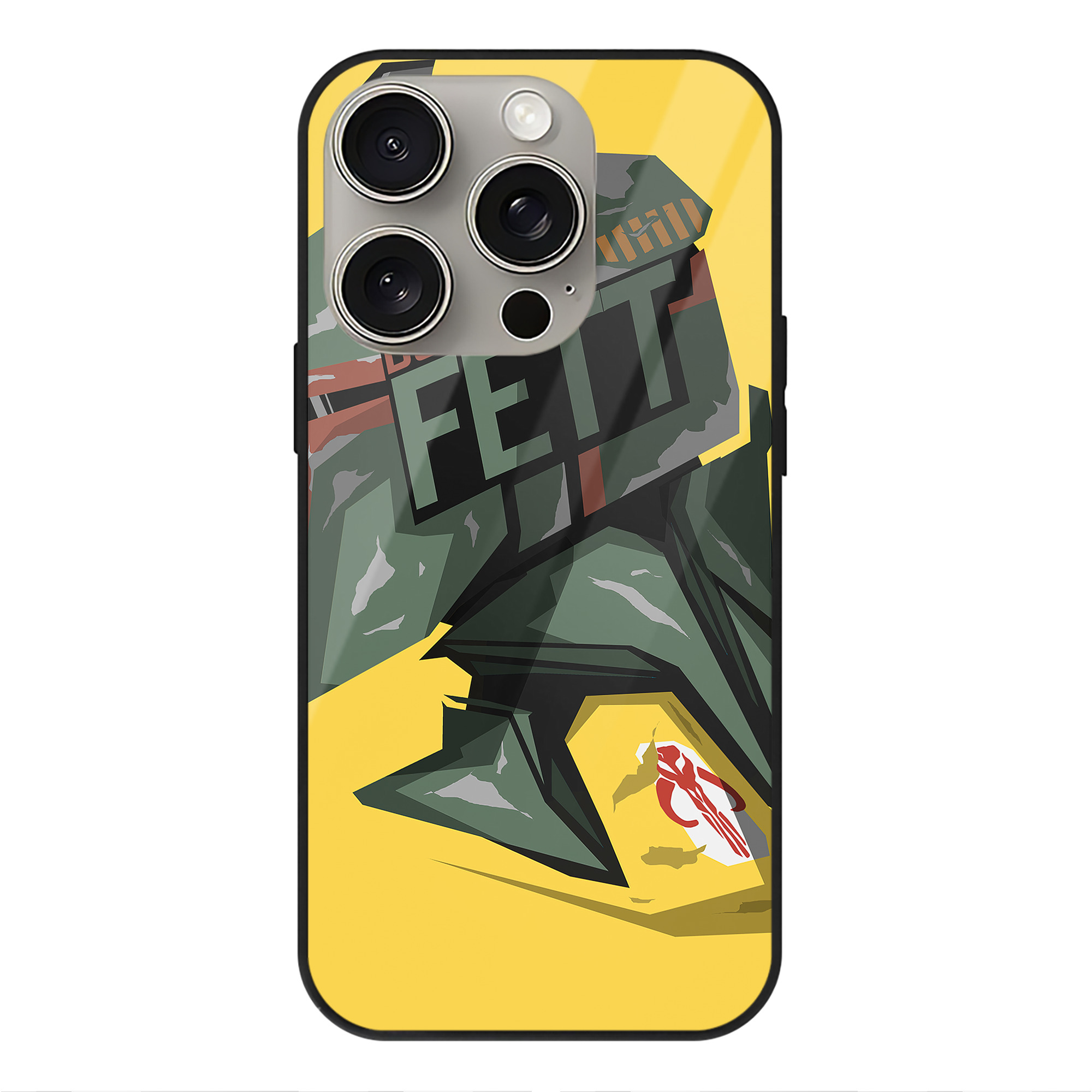 （画像用） スター・ウォーズ Star Wars 【iPhone15Pro対応】スマホケース 耐衝撃＆黄変防止 背面ガラス