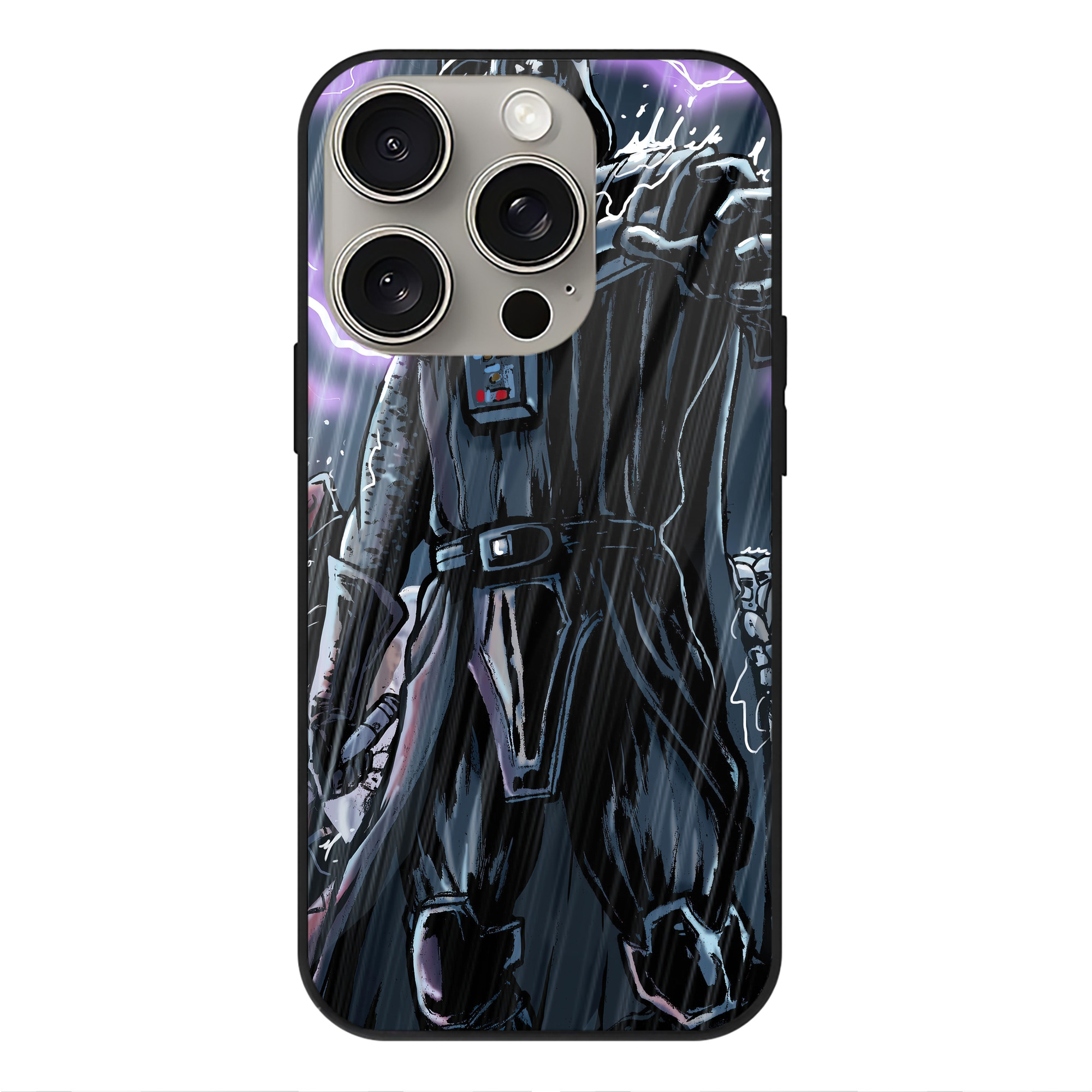（画像用） スター・ウォーズ Star Wars 【iPhone15Pro対応】スマホケース 耐衝撃＆黄変防止 背面ガラス