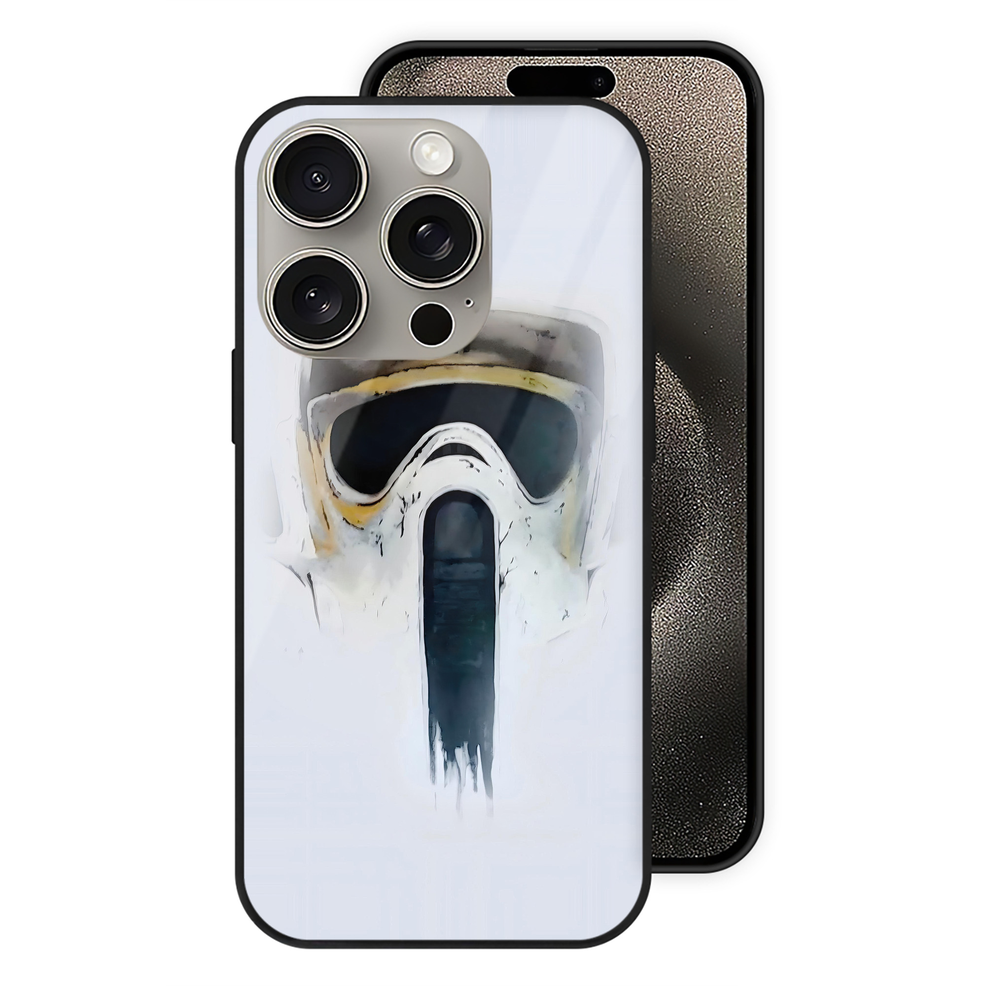 （画像用） スター・ウォーズ Star Wars 【iPhone15Pro対応】スマホケース 耐衝撃＆黄変防止 背面ガラス