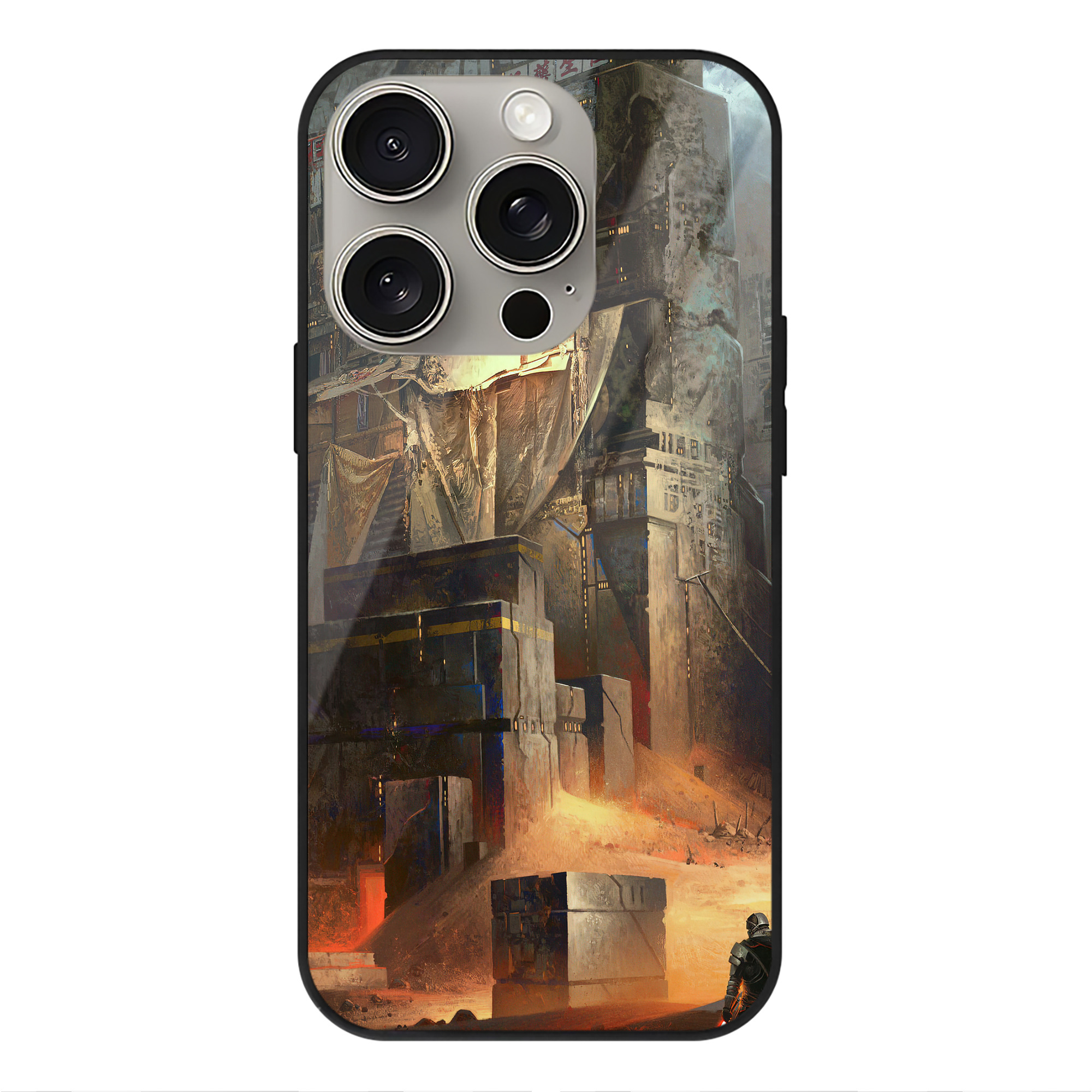 （画像用） スター・ウォーズ Star Wars 【iPhone15Pro対応】スマホケース 耐衝撃＆黄変防止 背面ガラス