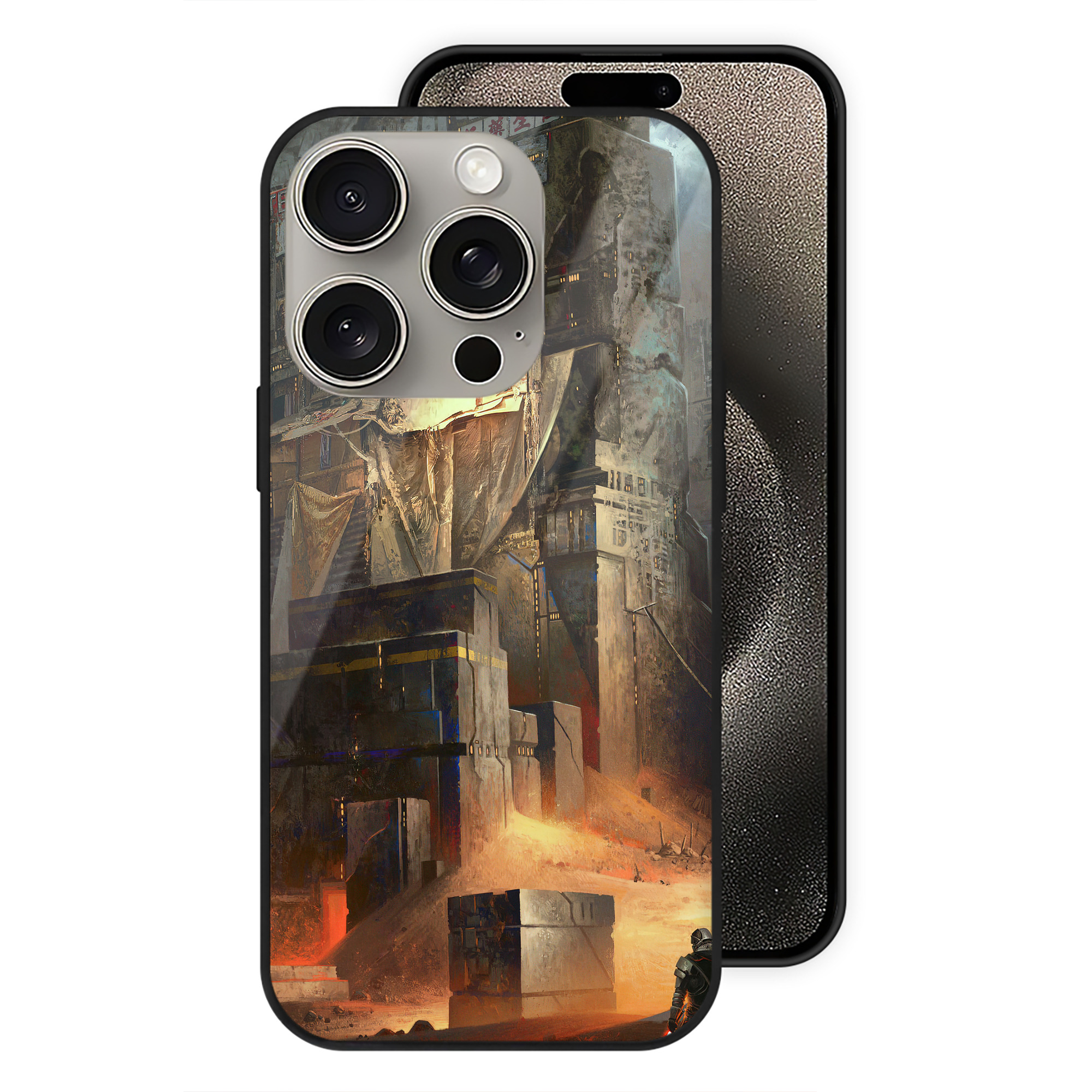 （画像用） スター・ウォーズ Star Wars 【iPhone15Pro対応】スマホケース 耐衝撃＆黄変防止 背面ガラス