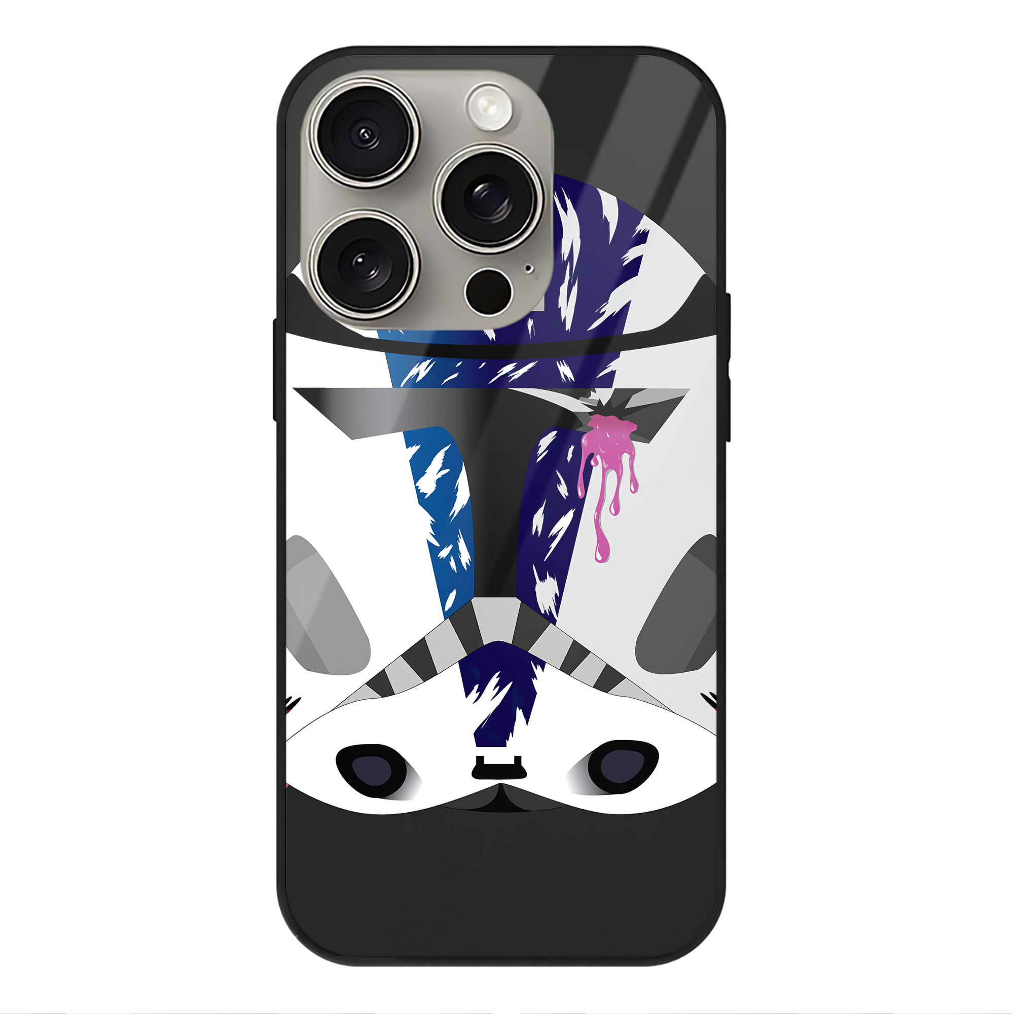 （画像用） スター・ウォーズ Star Wars 【iPhone15Pro対応】スマホケース 耐衝撃＆黄変防止 背面ガラス