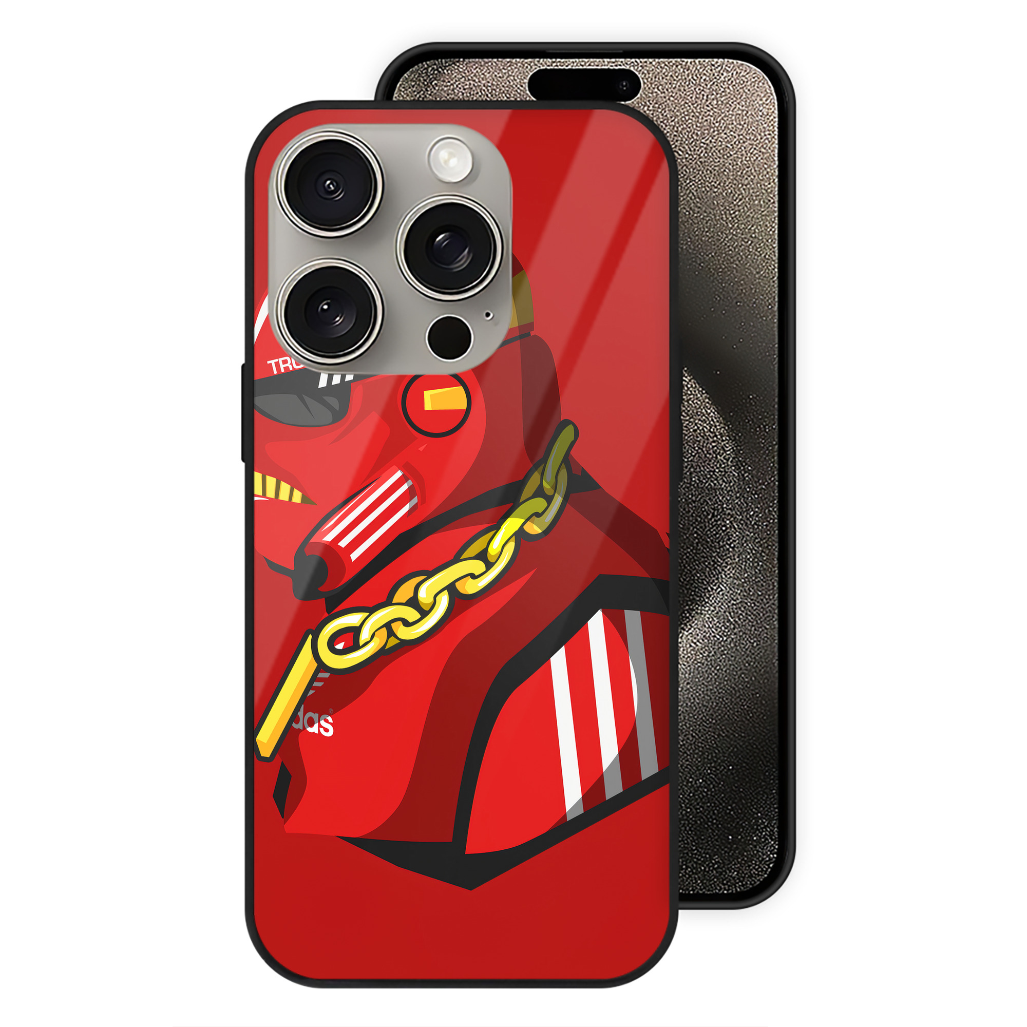 （画像用） スター・ウォーズ Star Wars 【iPhone15Pro対応】スマホケース 耐衝撃＆黄変防止 背面ガラス