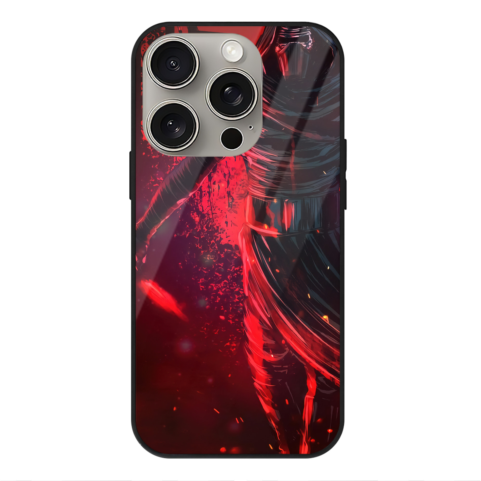 （画像用） スター・ウォーズ Star Wars 【iPhone15Pro対応】スマホケース 耐衝撃＆黄変防止 背面ガラス