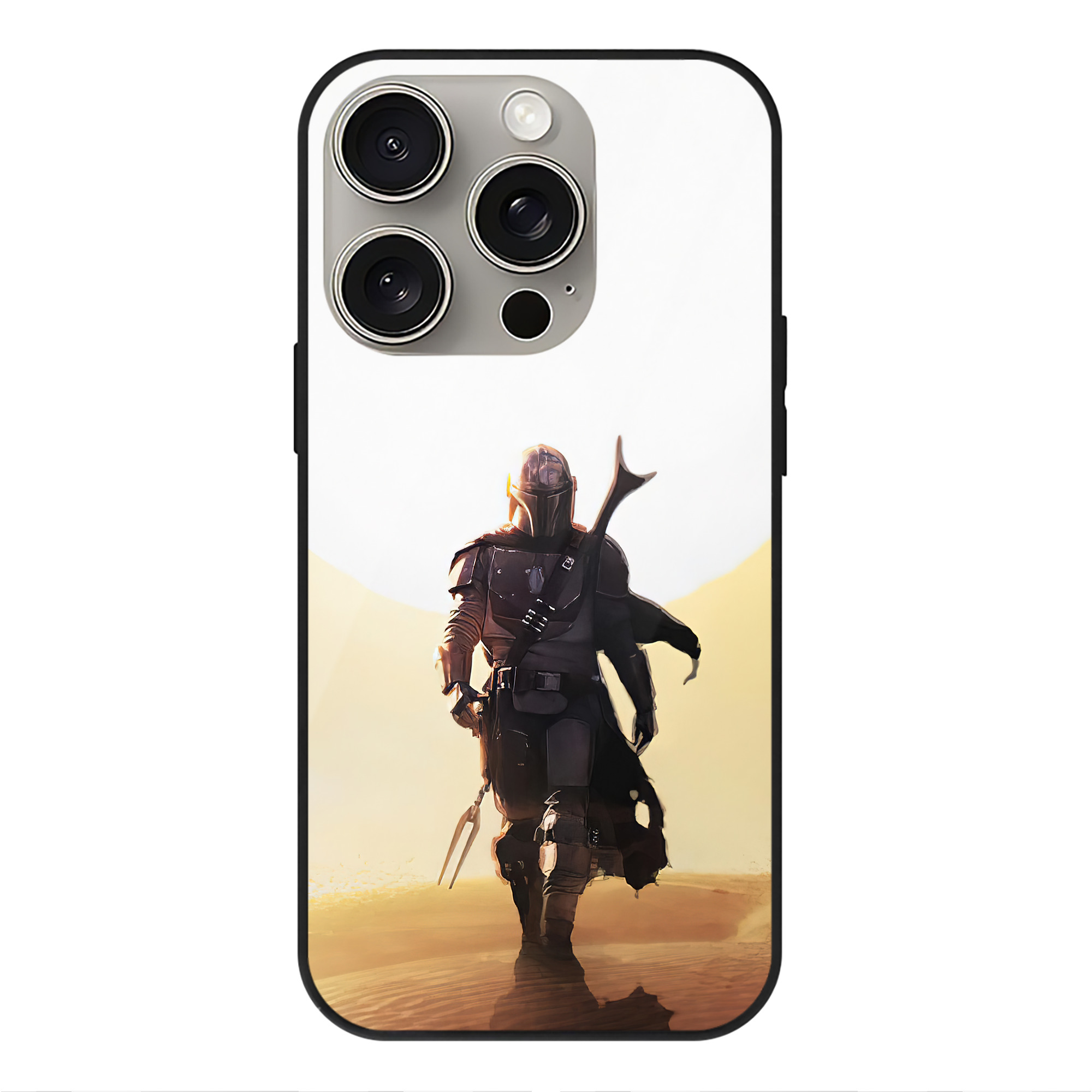 （画像用） スター・ウォーズ Star Wars 【iPhone15Pro対応】スマホケース 耐衝撃＆黄変防止 背面ガラス