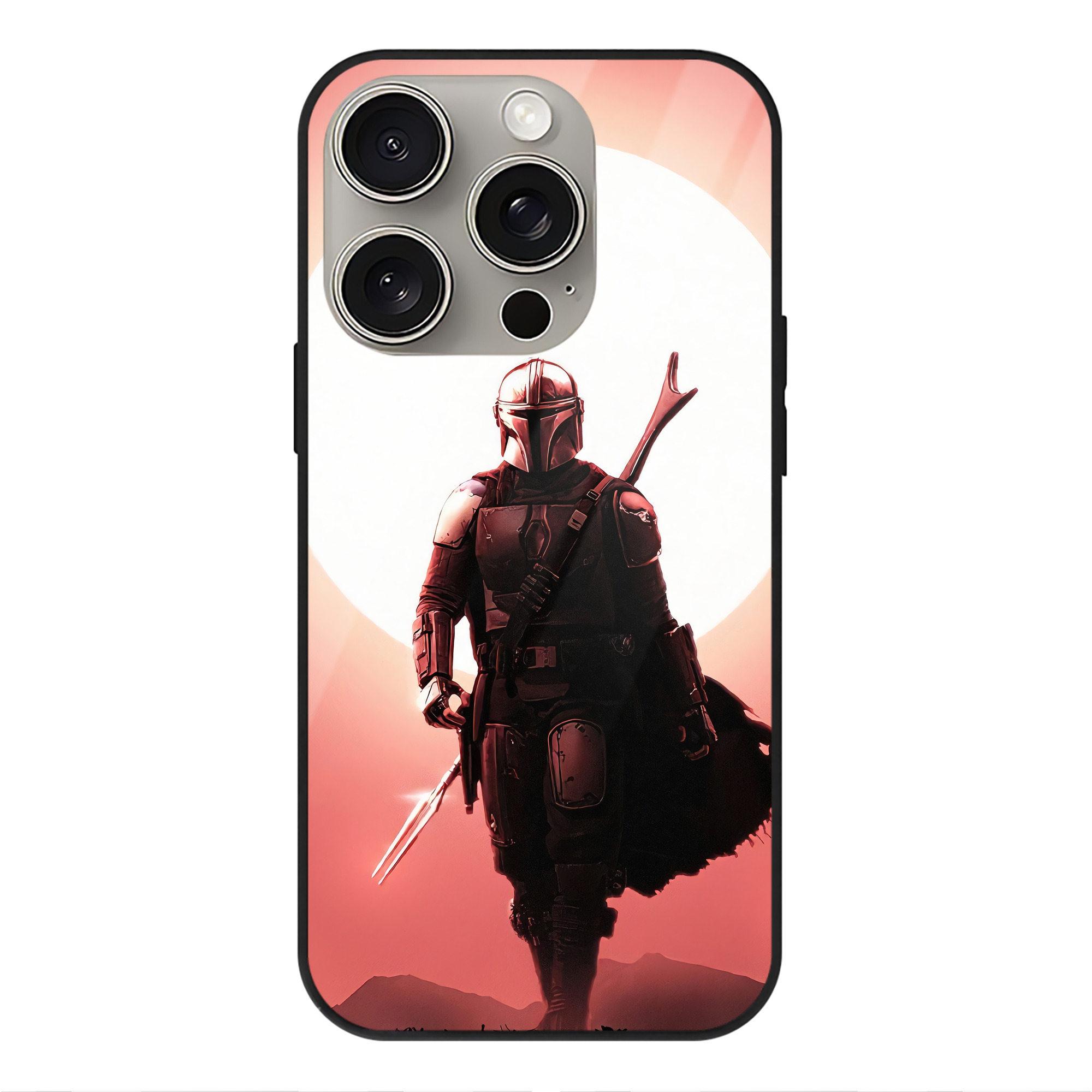 （画像用） スター・ウォーズ Star Wars 【iPhone15Pro対応】スマホケース 耐衝撃＆黄変防止 背面ガラス