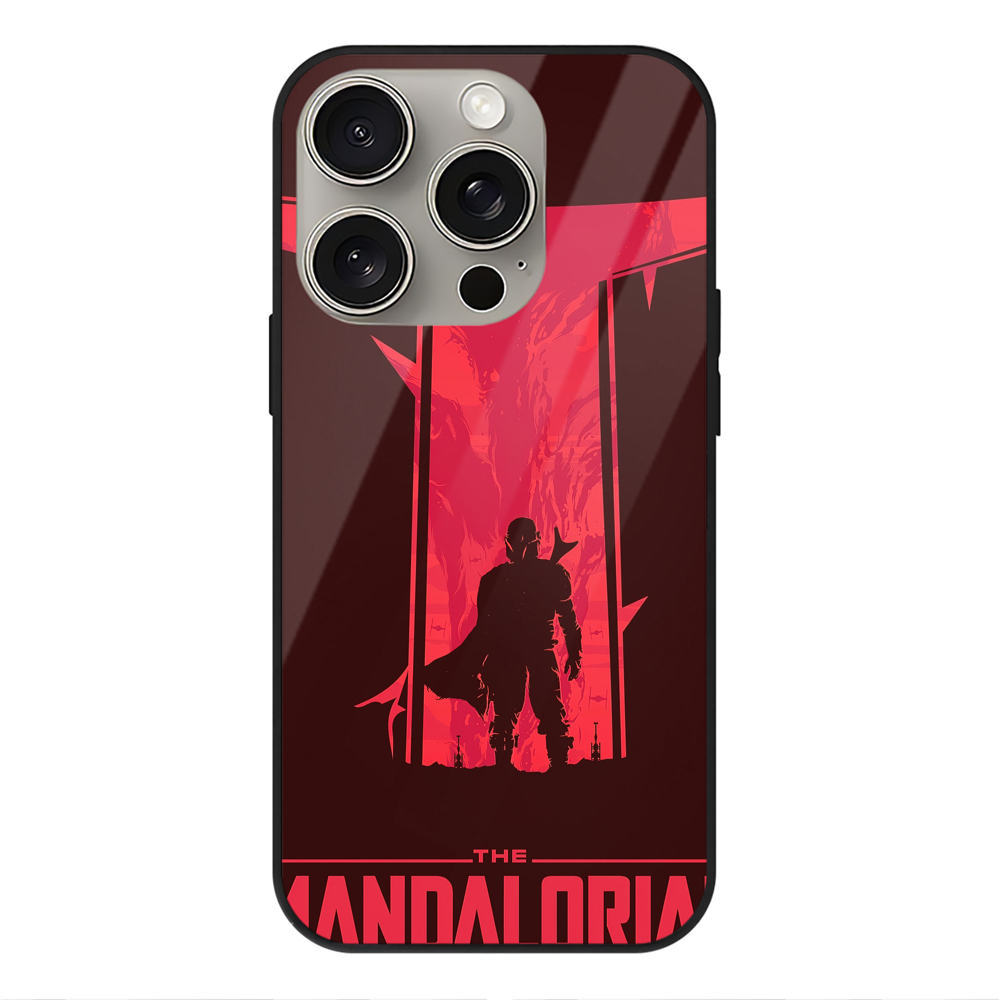 （画像用） スター・ウォーズ Star Wars 【iPhone15Pro対応】スマホケース 耐衝撃＆黄変防止 背面ガラス