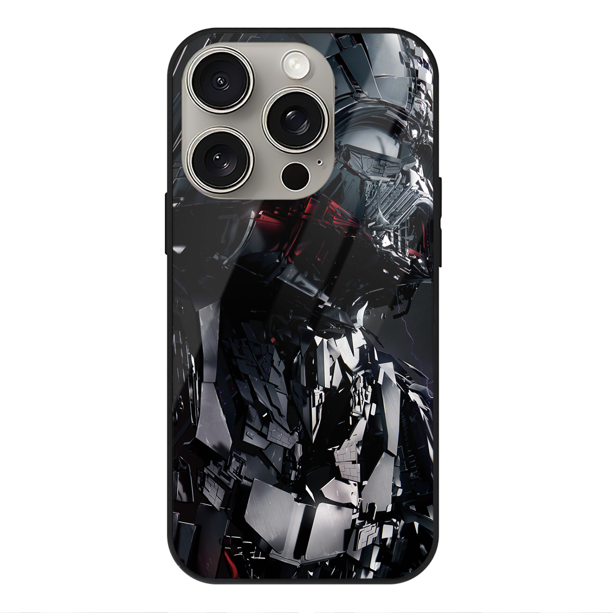 （画像用） スター・ウォーズ Star Wars 【iPhone15Pro対応】スマホケース 耐衝撃＆黄変防止 背面ガラス
