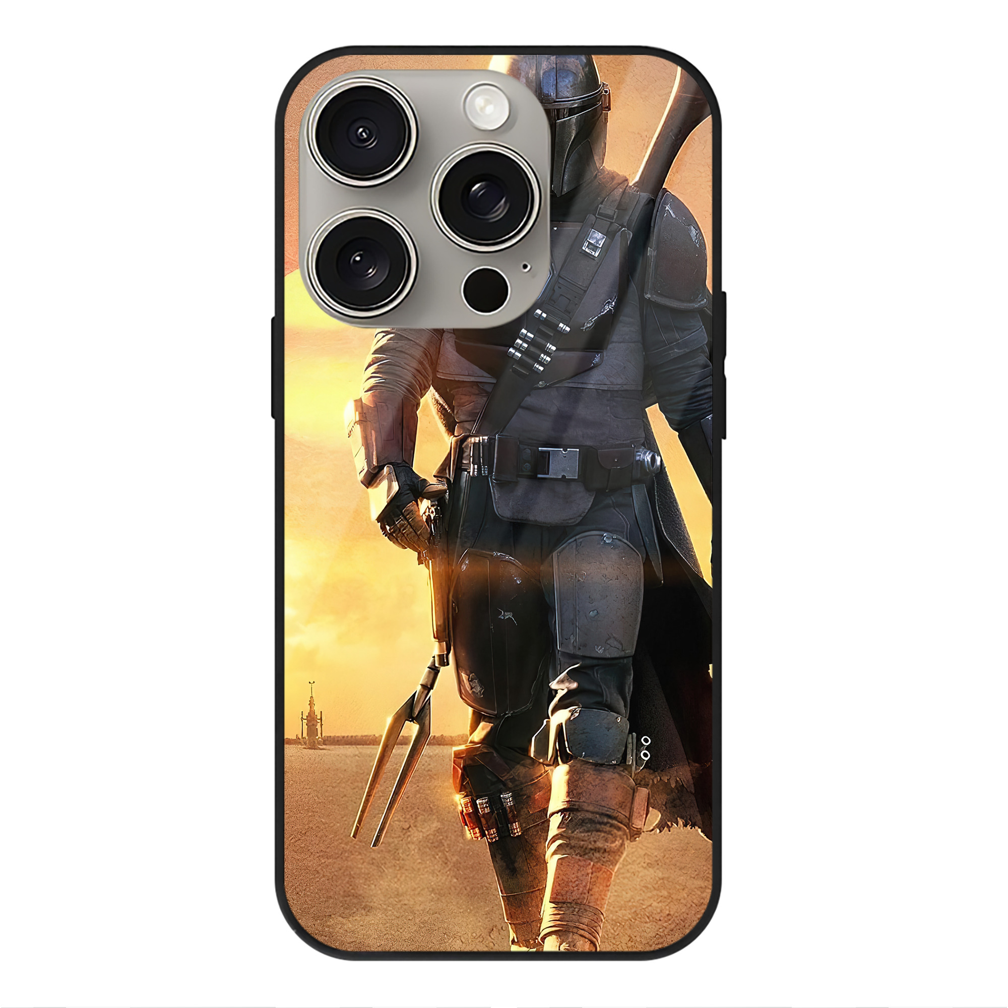 （画像用） スター・ウォーズ Star Wars 【iPhone15Pro対応】スマホケース 耐衝撃＆黄変防止 背面ガラス