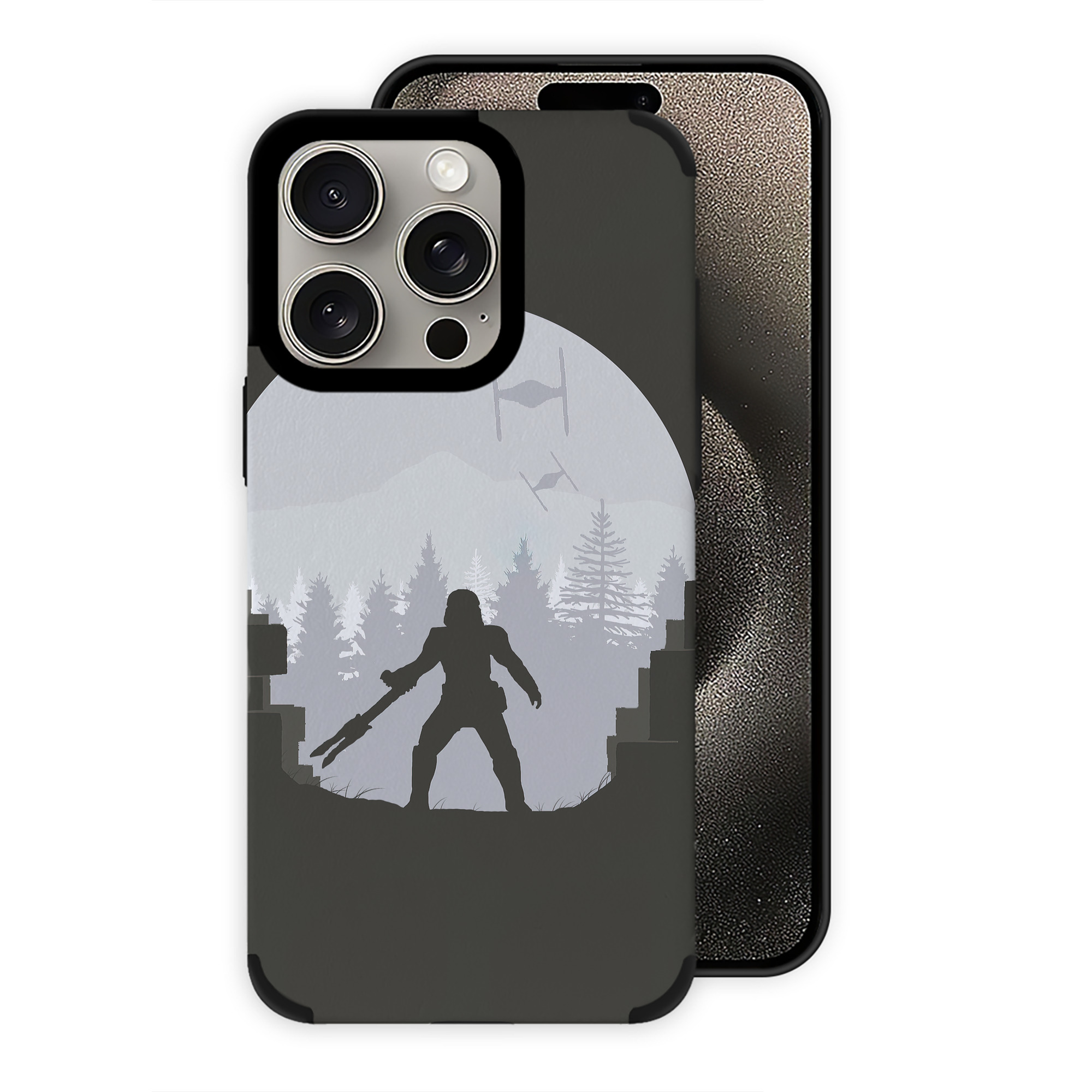 （画像用） スター・ウォーズ Star Wars 【iPhone15ProMax対応】 PUレザー スマホケース 耐衝撃＆黄変防止