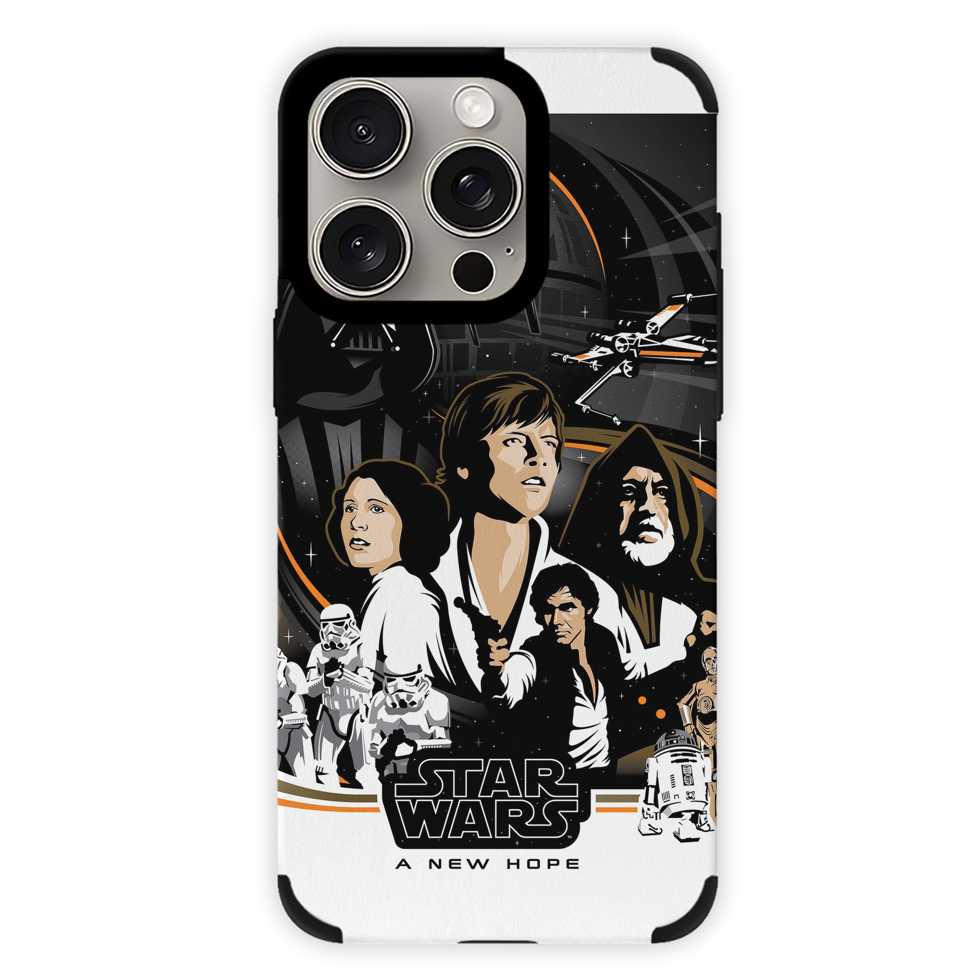 （画像用） スター・ウォーズ Star Wars 【iPhone15ProMax対応】 PUレザー スマホケース 耐衝撃＆黄変防止