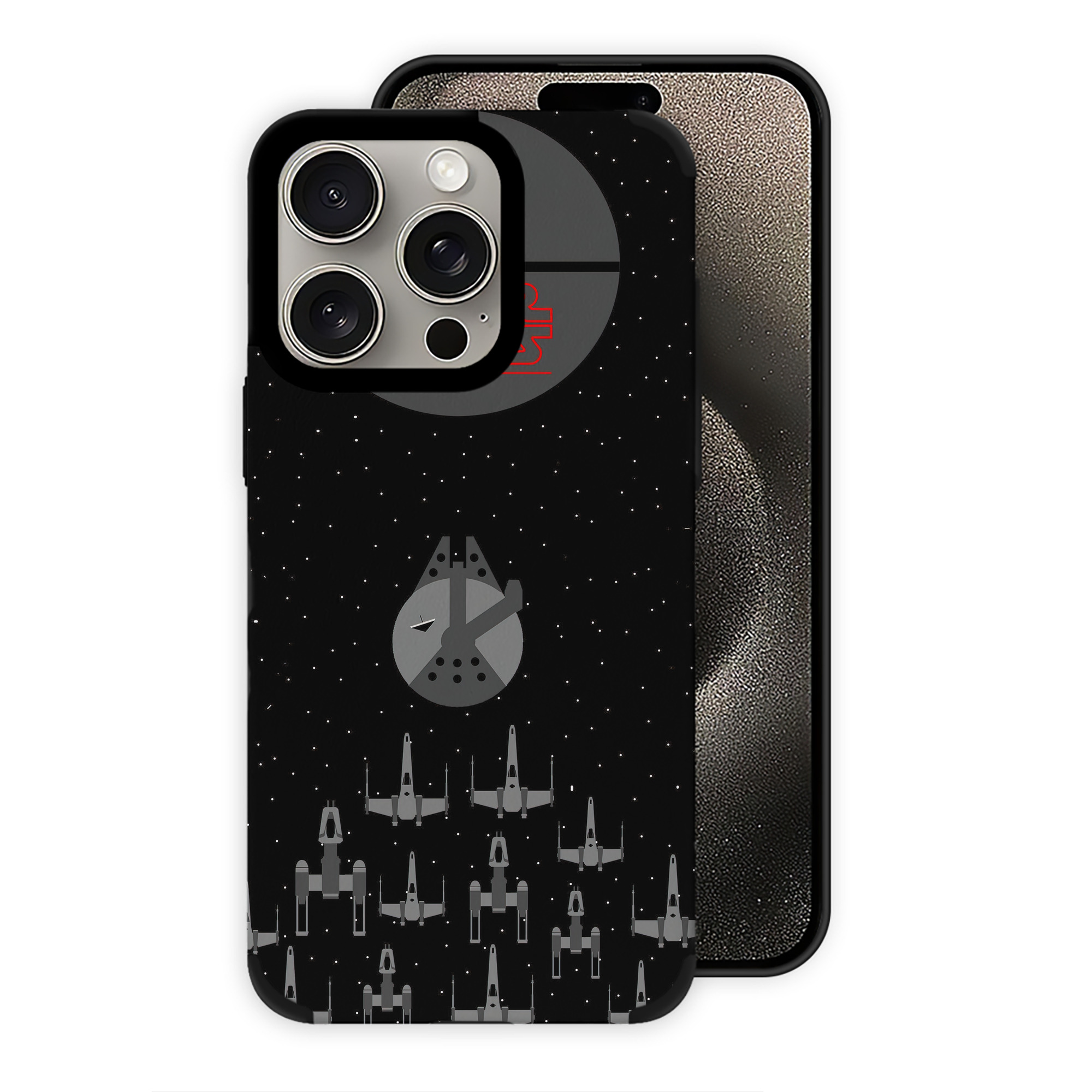 （画像用） スター・ウォーズ Star Wars 【iPhone15ProMax対応】 PUレザー スマホケース 耐衝撃＆黄変防止