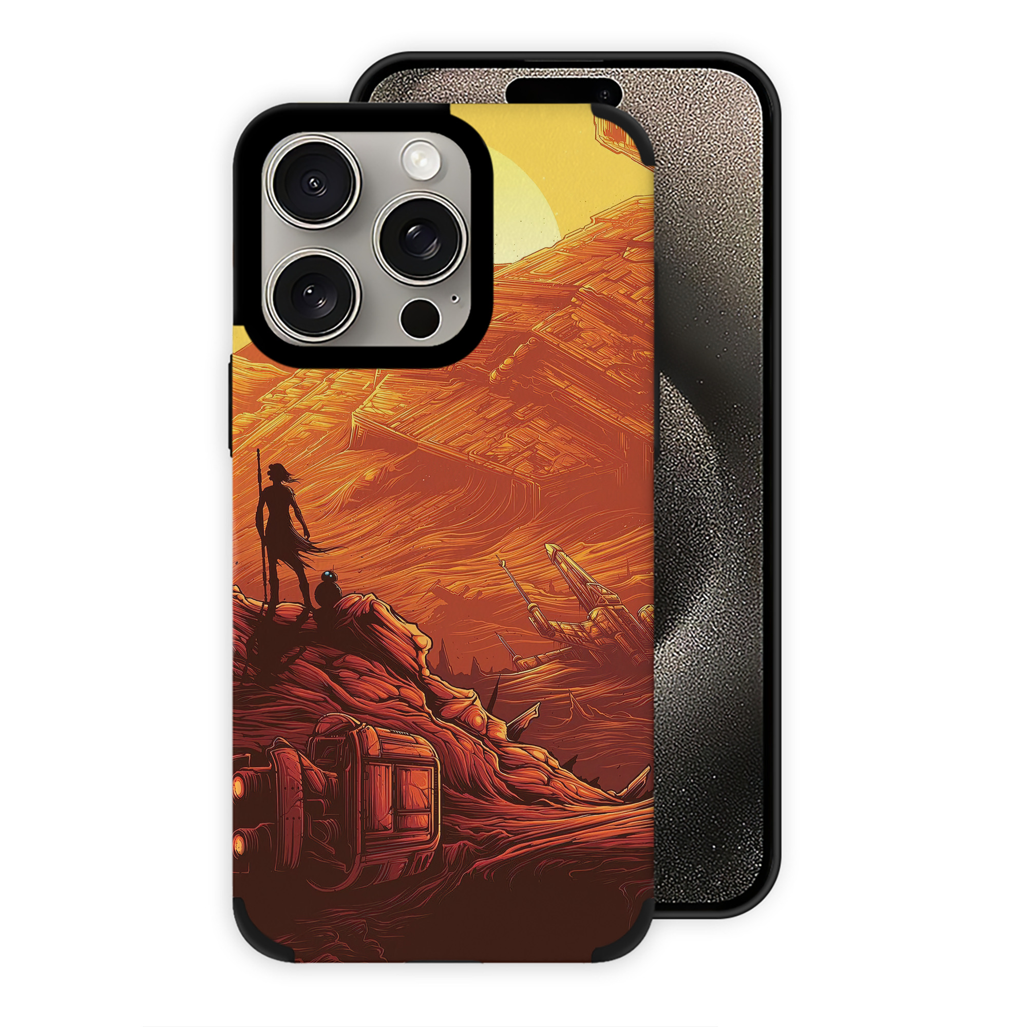 （画像用） スター・ウォーズ Star Wars 【iPhone15ProMax対応】 PUレザー スマホケース 耐衝撃＆黄変防止