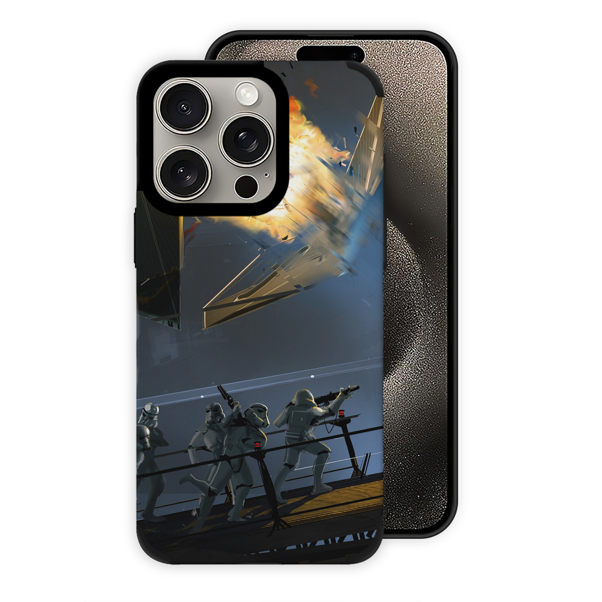 （画像用） スター・ウォーズ Star Wars 【iPhone15ProMax対応】 PUレザー スマホケース 耐衝撃＆黄変防止
