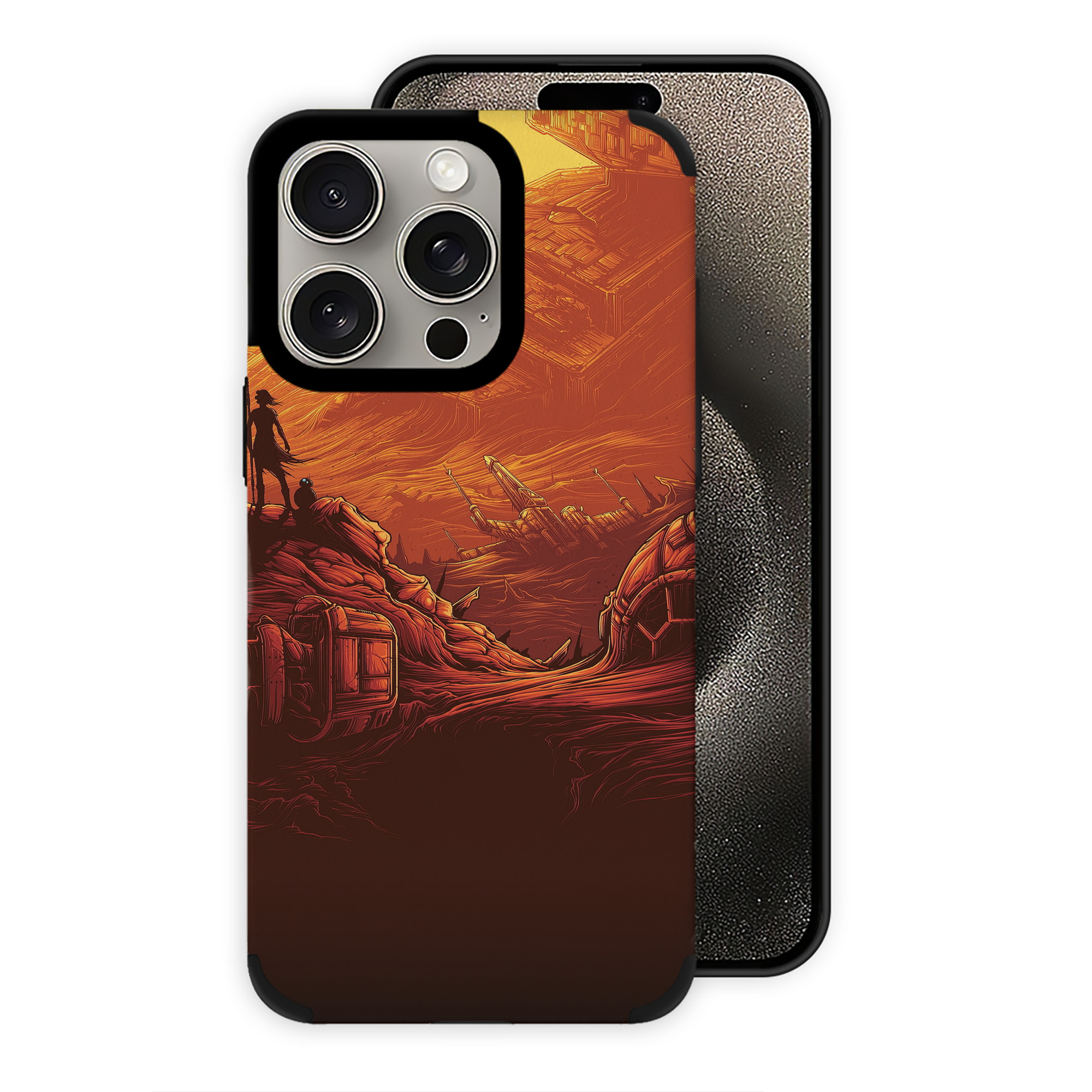 （画像用） スター・ウォーズ Star Wars 【iPhone15ProMax対応】 PUレザー スマホケース 耐衝撃＆黄変防止