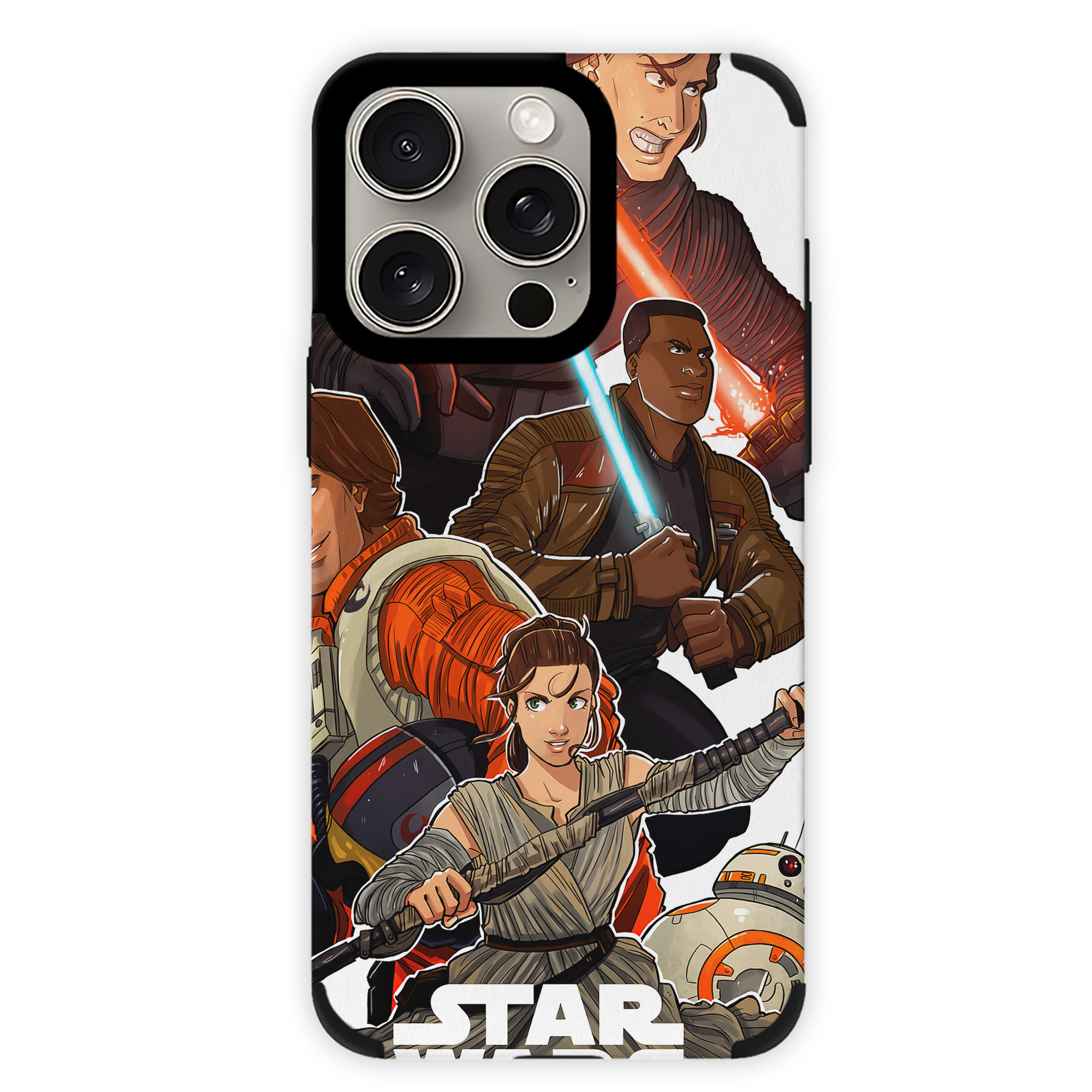 （画像用） スター・ウォーズ Star Wars 【iPhone15ProMax対応】 PUレザー スマホケース 耐衝撃＆黄変防止