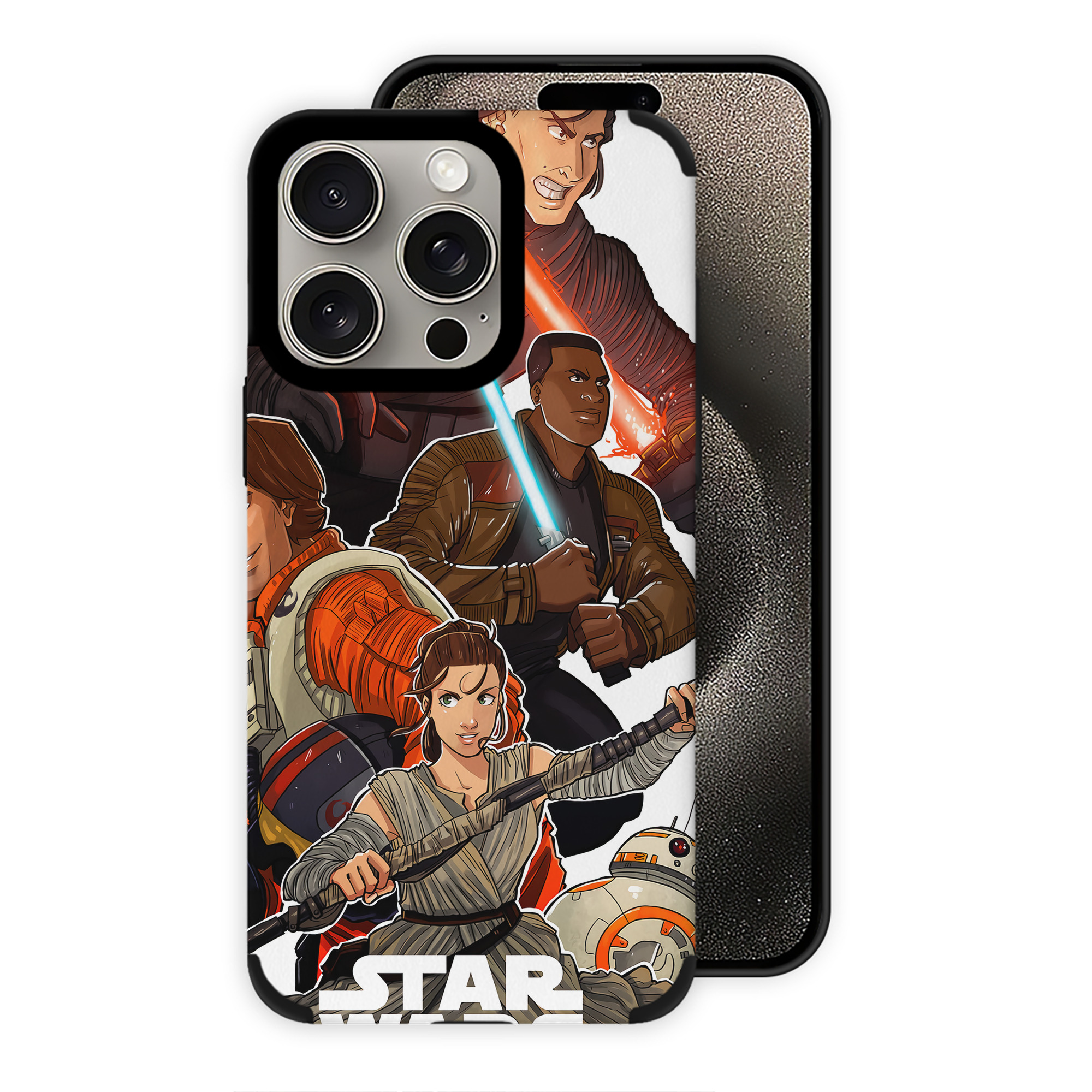 （画像用） スター・ウォーズ Star Wars 【iPhone15ProMax対応】 PUレザー スマホケース 耐衝撃＆黄変防止