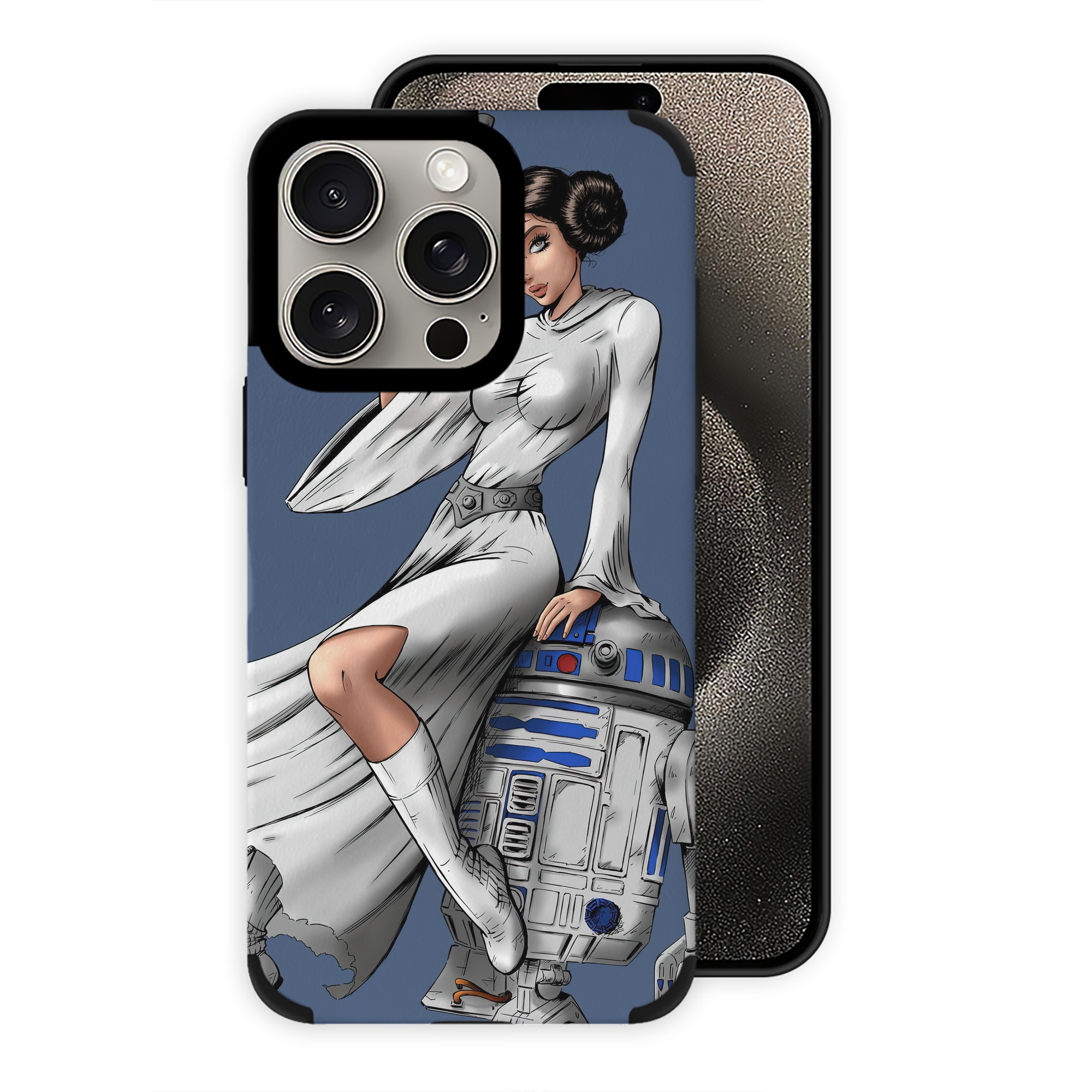 （画像用） スター・ウォーズ Star Wars 【iPhone15ProMax対応】 PUレザー スマホケース 耐衝撃＆黄変防止