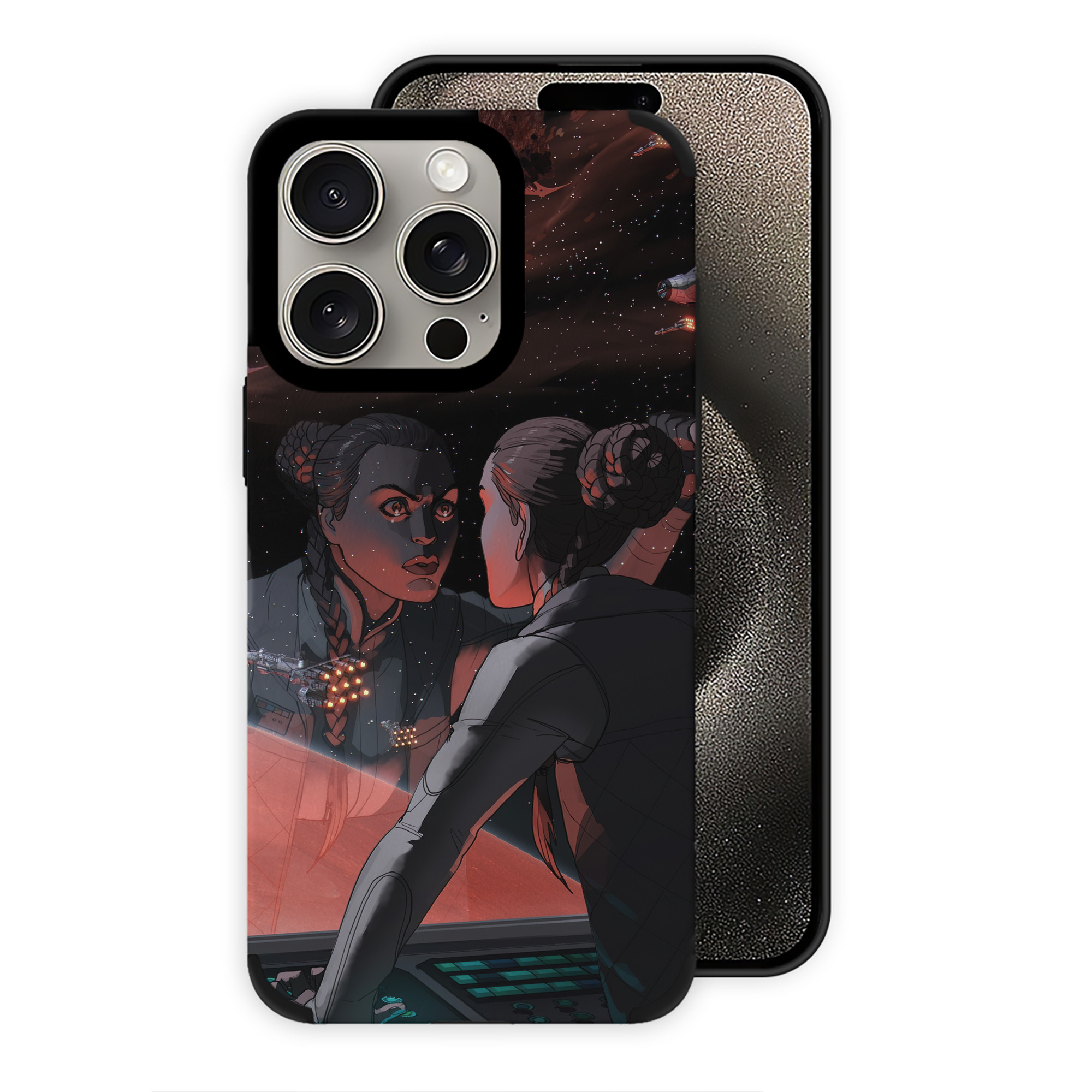 スター・ウォーズ Star Wars 【iPhone15ProMax対応】 PUレザー スマホケース 耐衝撃＆黄変防止