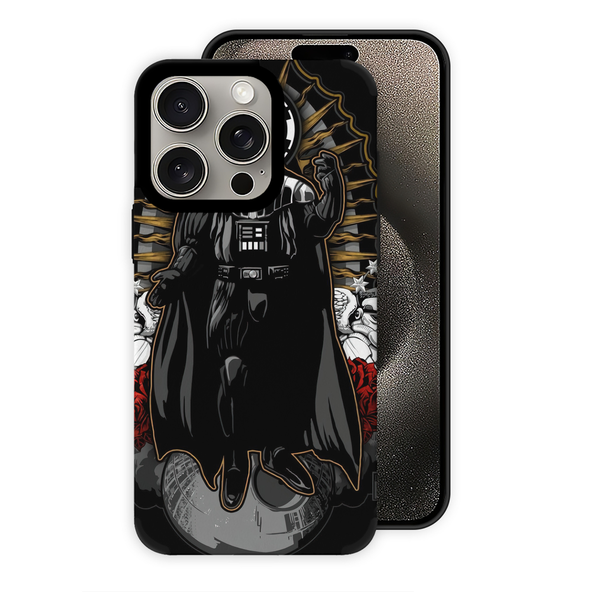 （画像用） スター・ウォーズ Star Wars 【iPhone15ProMax対応】 PUレザー スマホケース 耐衝撃＆黄変防止