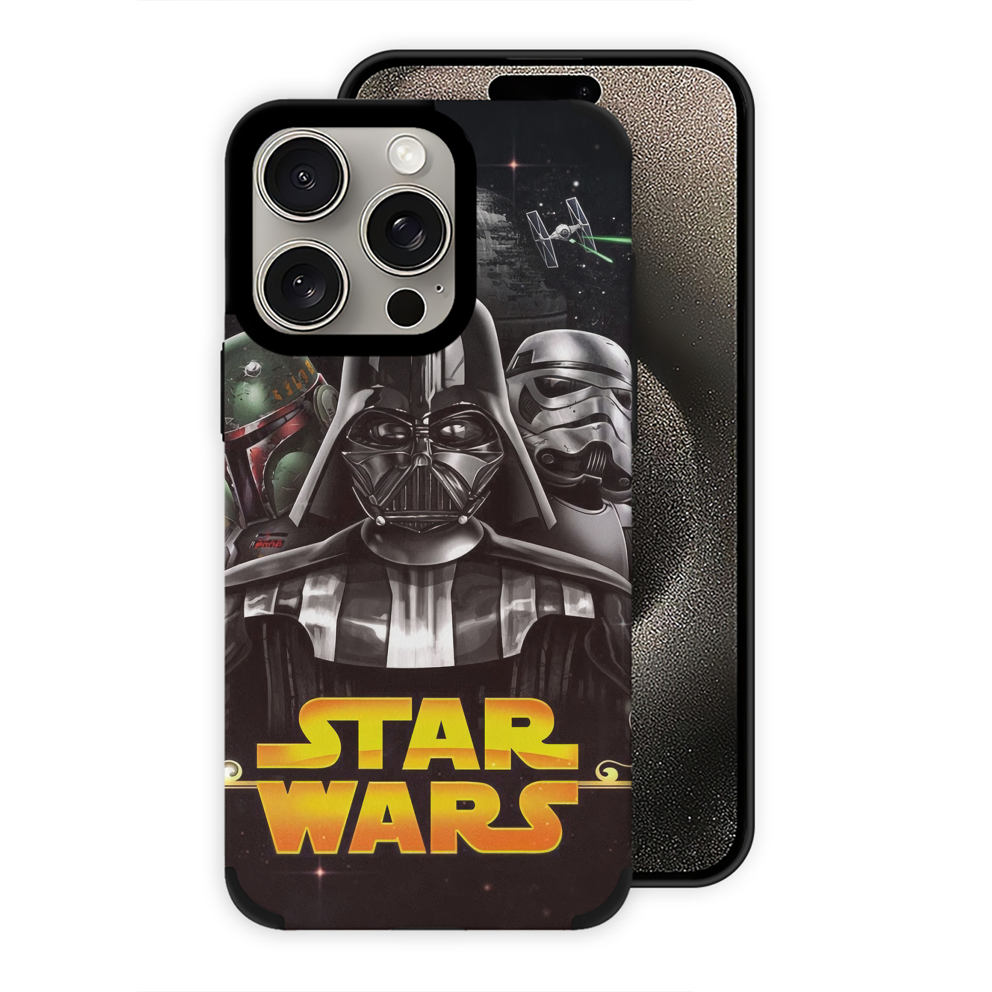（画像用） スター・ウォーズ Star Wars 【iPhone15ProMax対応】 PUレザー スマホケース 耐衝撃＆黄変防止