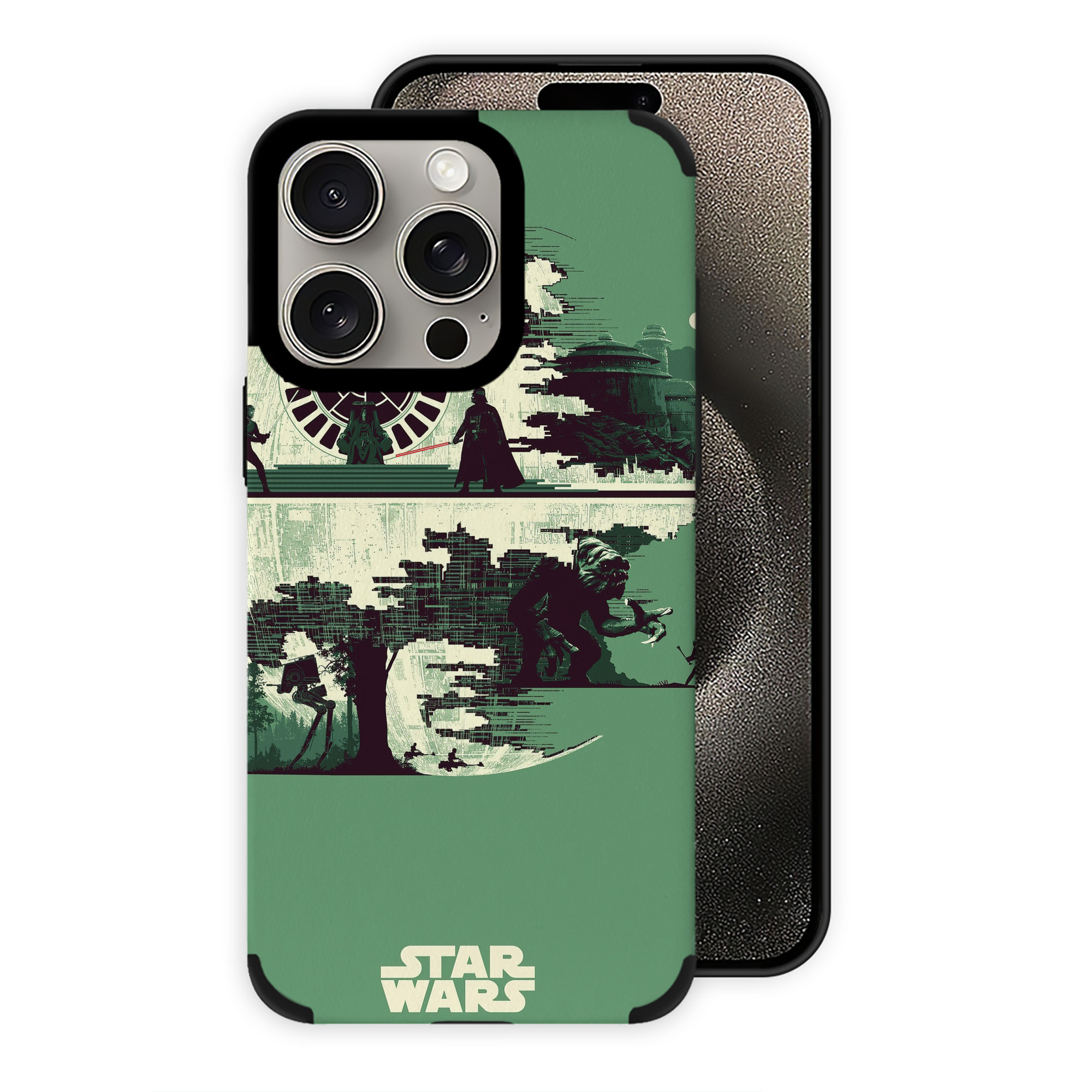 （画像用） スター・ウォーズ Star Wars 【iPhone15ProMax対応】 PUレザー スマホケース 耐衝撃＆黄変防止