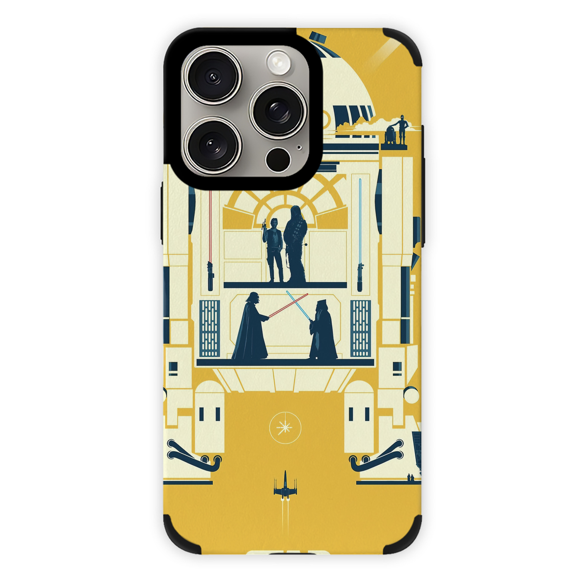 （画像用） スター・ウォーズ Star Wars 【iPhone15ProMax対応】 PUレザー スマホケース 耐衝撃＆黄変防止