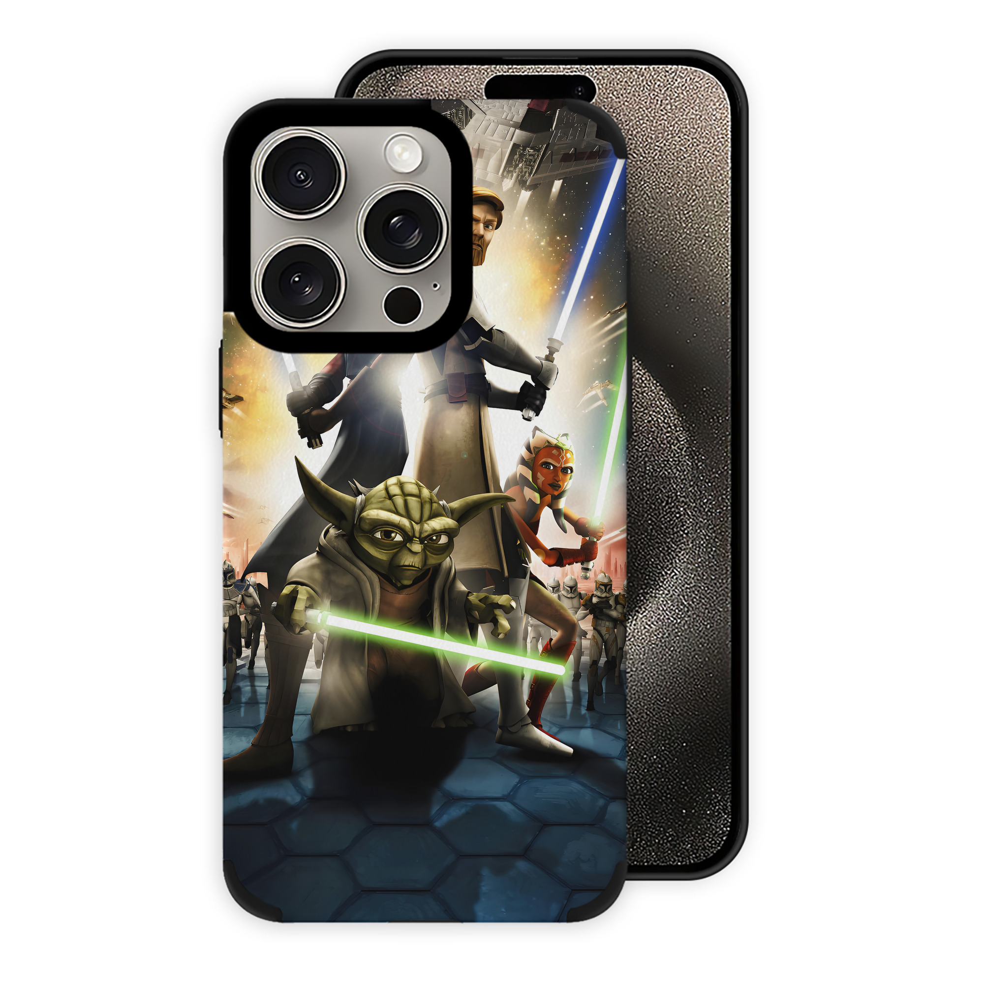 （画像用） スター・ウォーズ Star Wars 【iPhone15ProMax対応】 PUレザー スマホケース 耐衝撃＆黄変防止