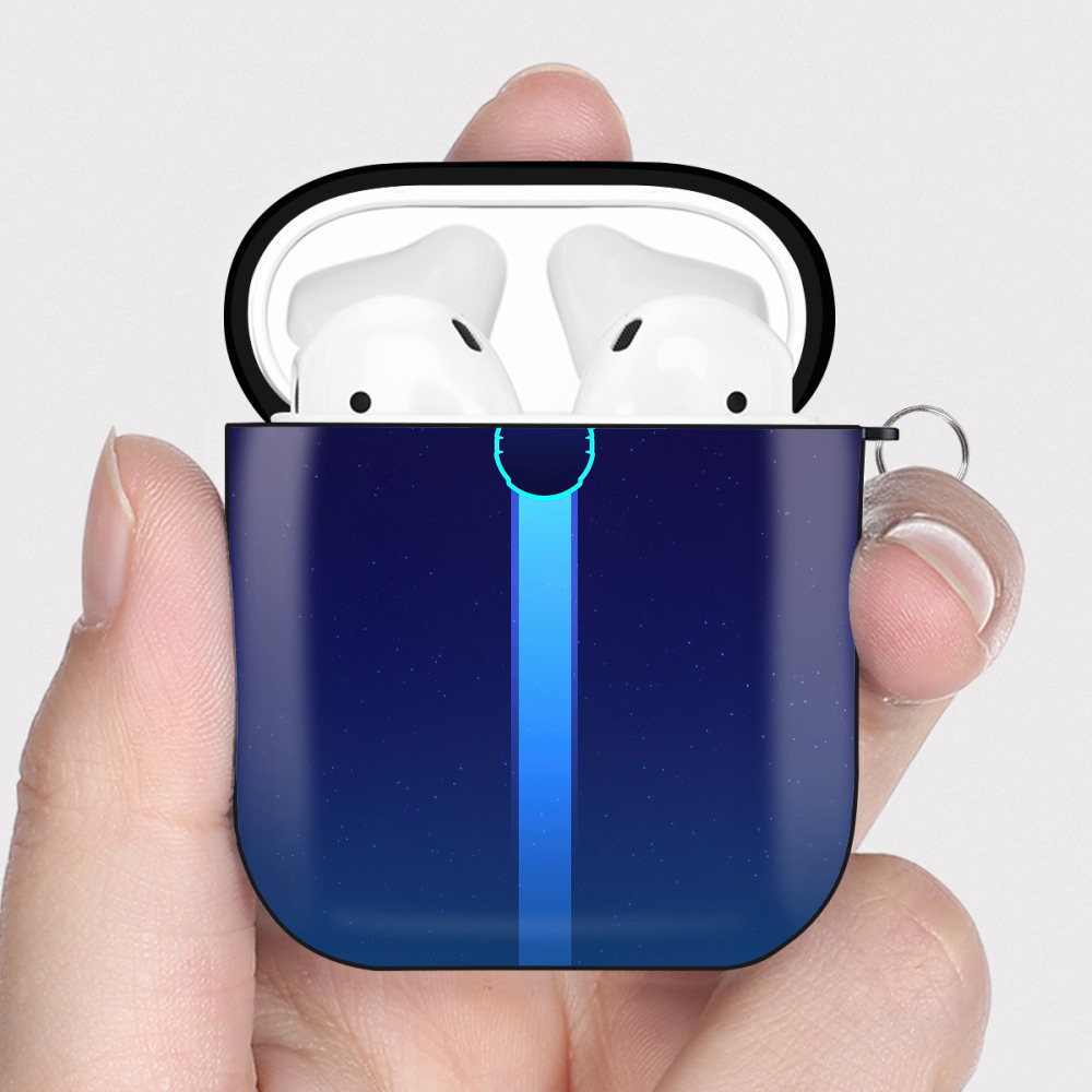 （画像用） スター・ウォーズ Star Wars AirPods 第2世代保護ケース ハードシェル ブラック 耐衝撃・防指紋・カラビナ付き