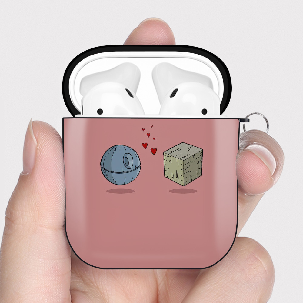 （画像用） スター・ウォーズ Star Wars AirPods 第2世代保護ケース ハードシェル ブラック 耐衝撃・防指紋・カラビナ付き