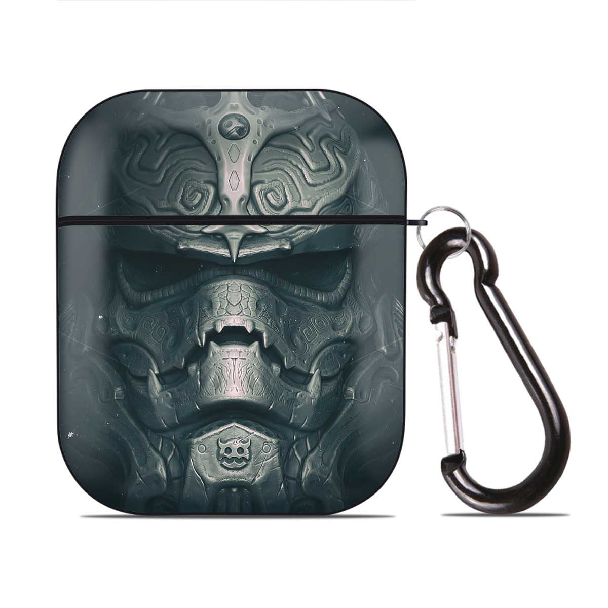 （画像用） スター・ウォーズ Star Wars AirPods 第2世代保護ケース ハードシェル ブラック 耐衝撃・防指紋・カラビナ付き