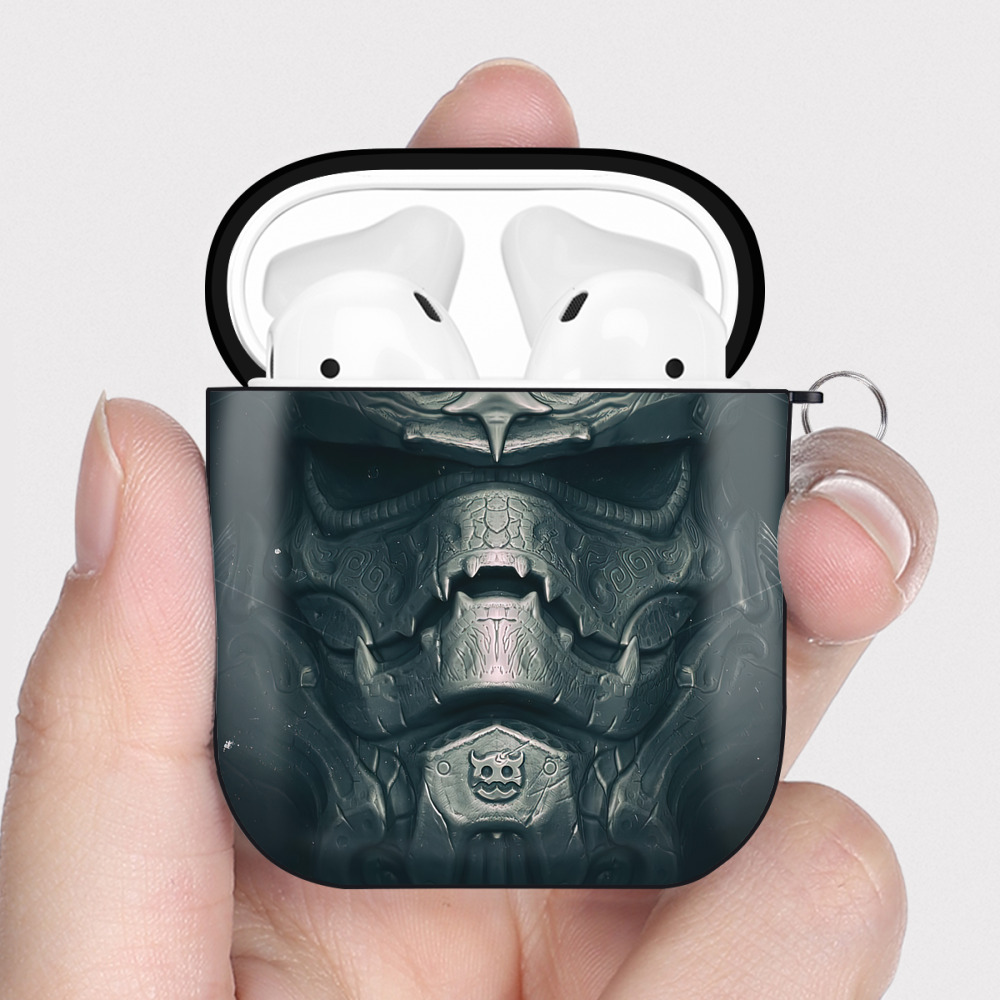 （画像用） スター・ウォーズ Star Wars AirPods 第2世代保護ケース ハードシェル ブラック 耐衝撃・防指紋・カラビナ付き