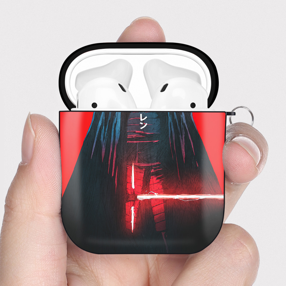 （画像用） スター・ウォーズ Star Wars AirPods 第2世代保護ケース ハードシェル ブラック 耐衝撃・防指紋・カラビナ付き