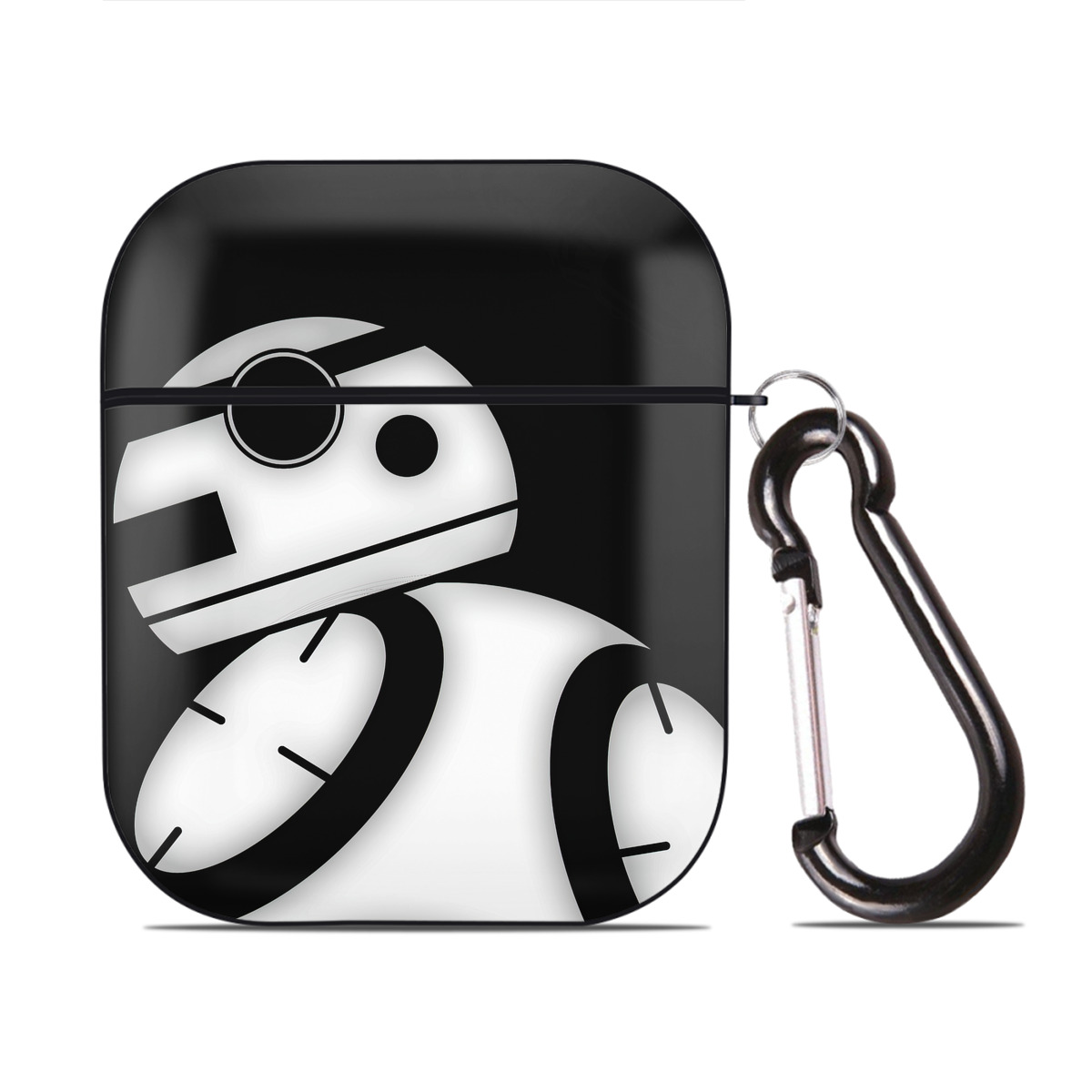 （画像用） スター・ウォーズ Star Wars AirPods 第2世代保護ケース ハードシェル ブラック 耐衝撃・防指紋・カラビナ付き