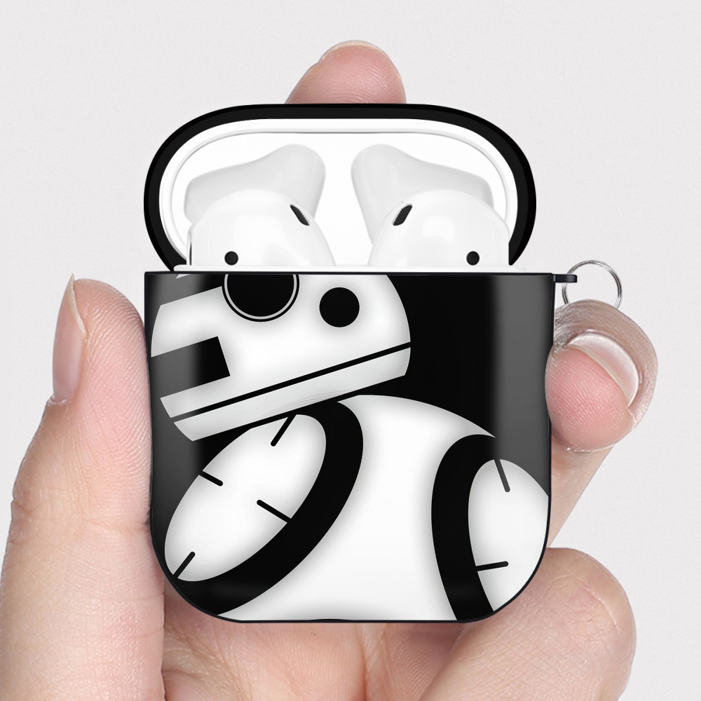 （画像用） スター・ウォーズ Star Wars AirPods 第2世代保護ケース ハードシェル ブラック 耐衝撃・防指紋・カラビナ付き