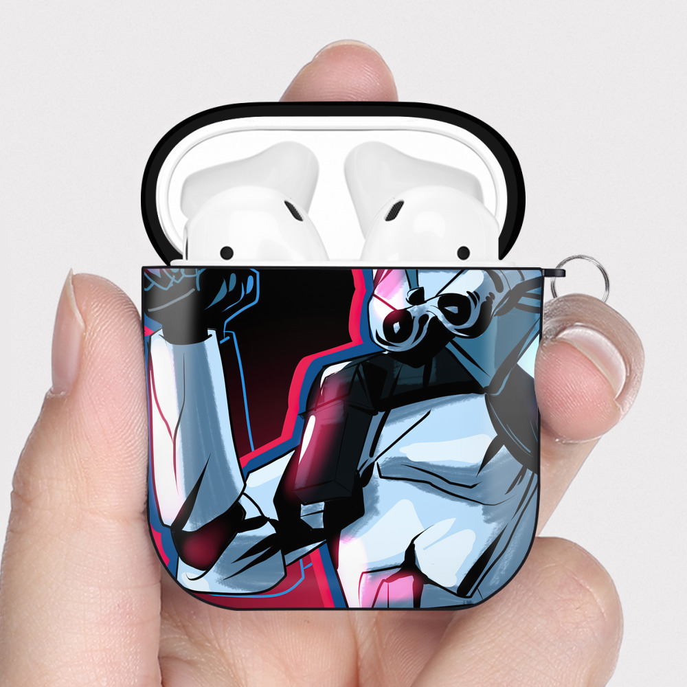 （画像用） スター・ウォーズ Star Wars AirPods 第2世代保護ケース ハードシェル ブラック 耐衝撃・防指紋・カラビナ付き