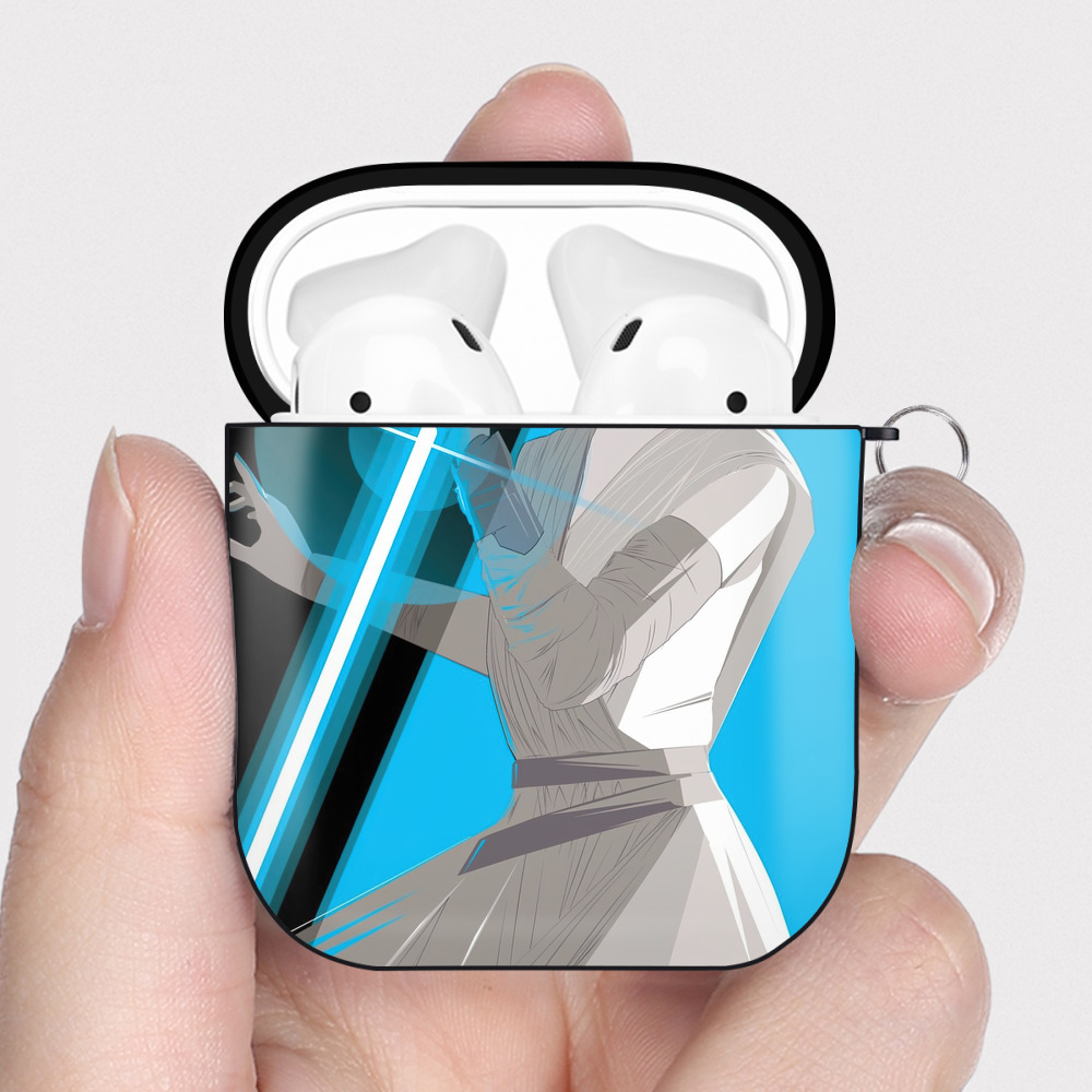 （画像用） スター・ウォーズ Star Wars AirPods 第2世代保護ケース ハードシェル ブラック 耐衝撃・防指紋・カラビナ付き