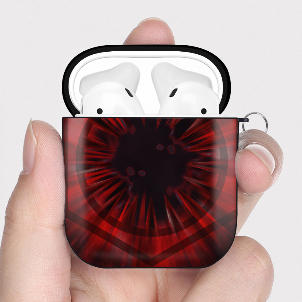 （画像用） スター・ウォーズ Star Wars AirPods 第2世代保護ケース ハードシェル ブラック 耐衝撃・防指紋・カラビナ付き