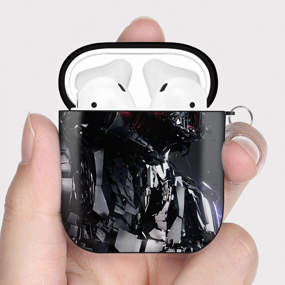 （画像用） スター・ウォーズ Star Wars AirPods 第2世代保護ケース ハードシェル ブラック 耐衝撃・防指紋・カラビナ付き